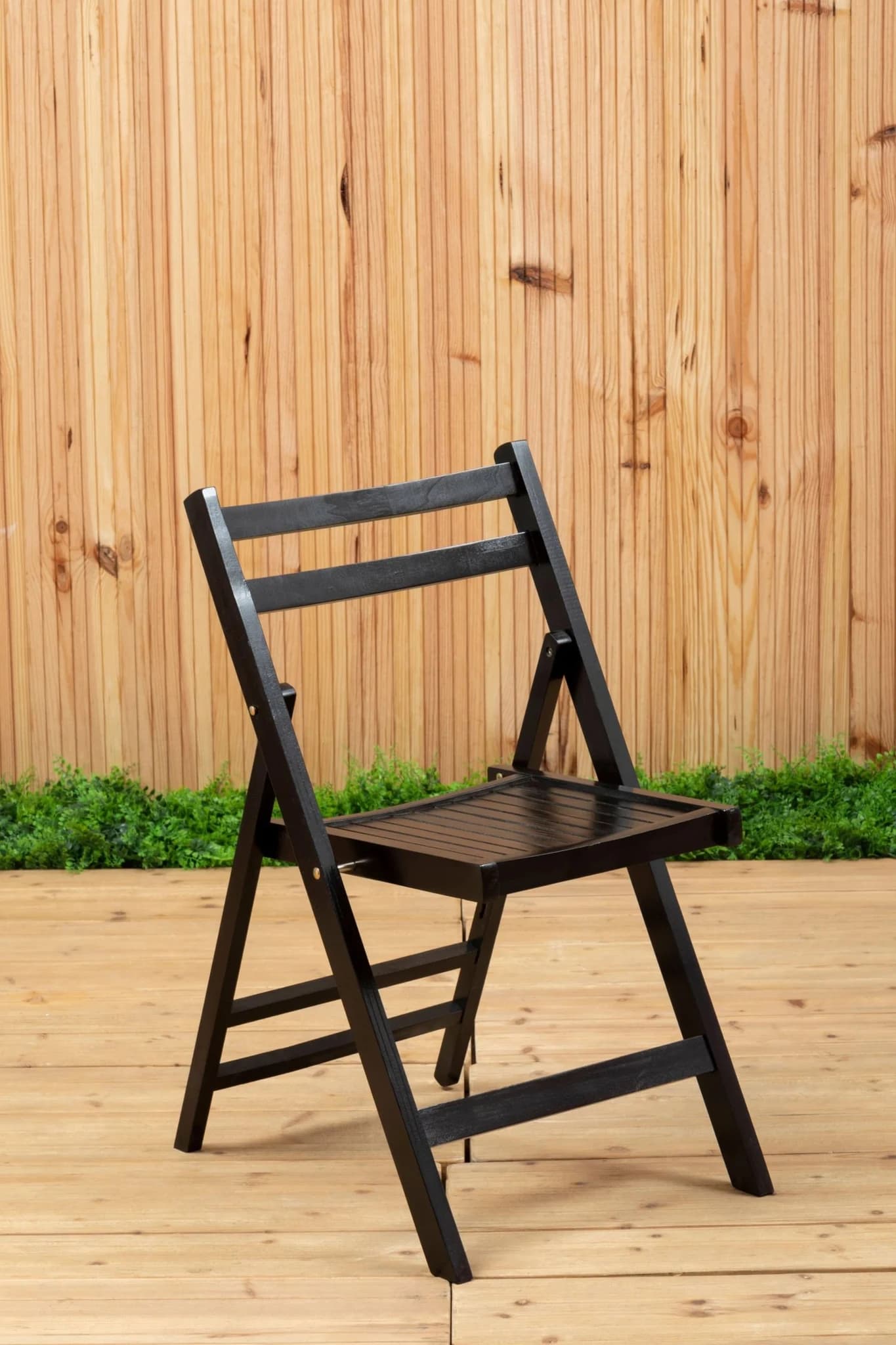 Beauport Black Wood Folding Chair - Seating, photo 5 of 8