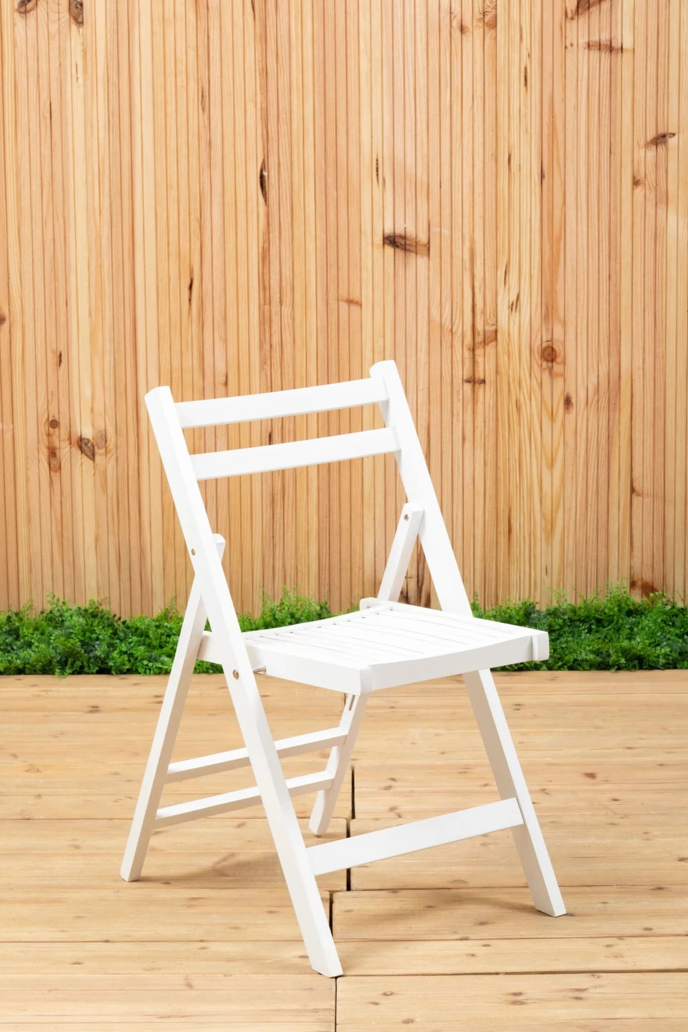 Beauport White Wood Folding Chair - Seating, photo 5 of 8