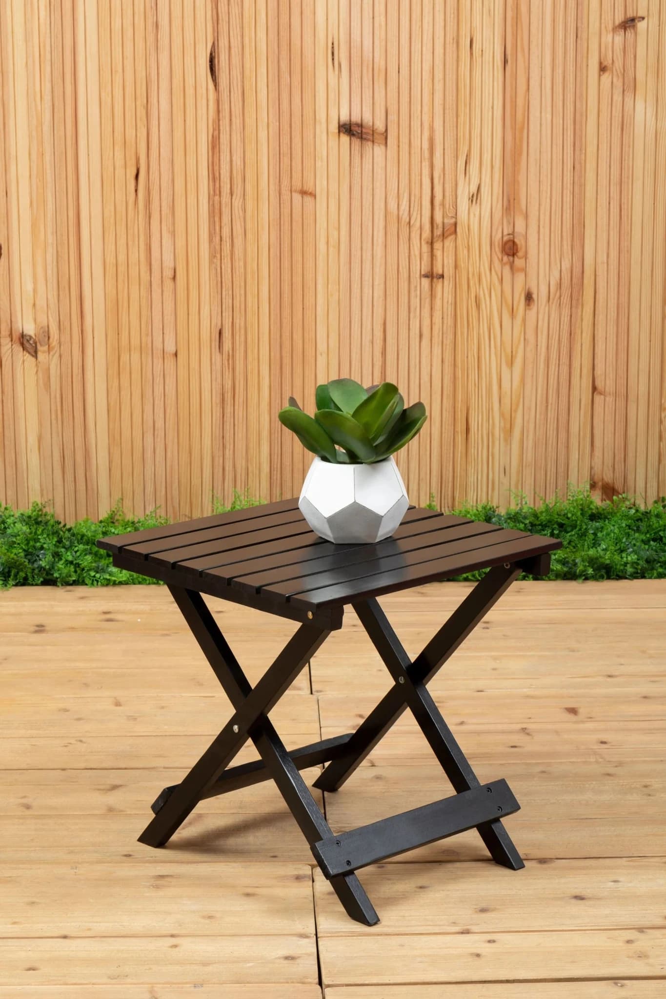 Beauport Black Wood Folding Table - Tables, photo 5 of 8
