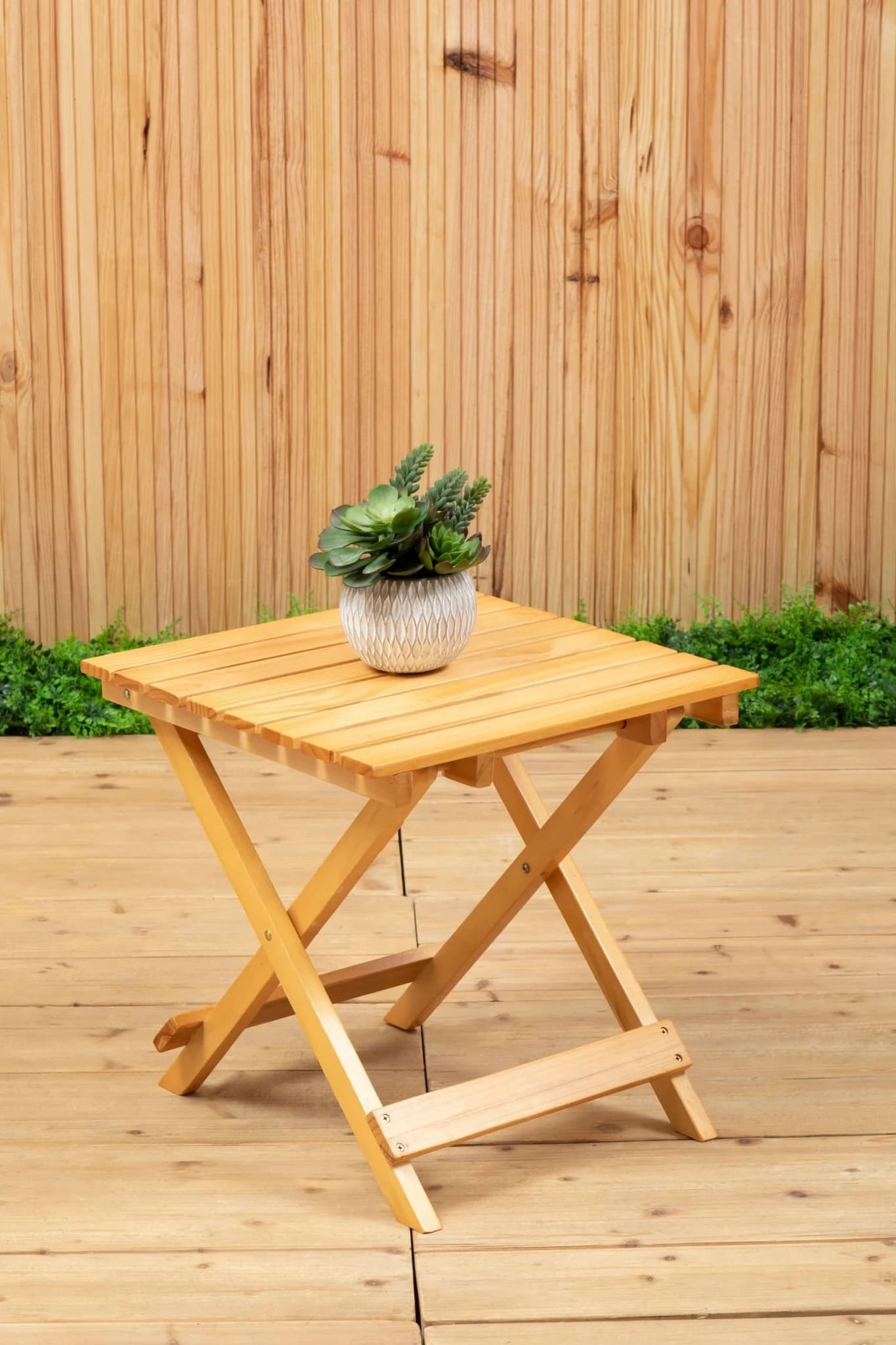 Beauport Natural Finish Folding Table - Tables, photo 6 of 8