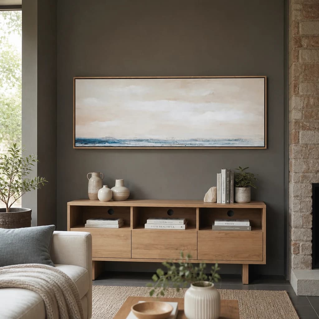 Ondra Hand Painted Canvas In Frame - Wall art & frames, photo 1 of 5