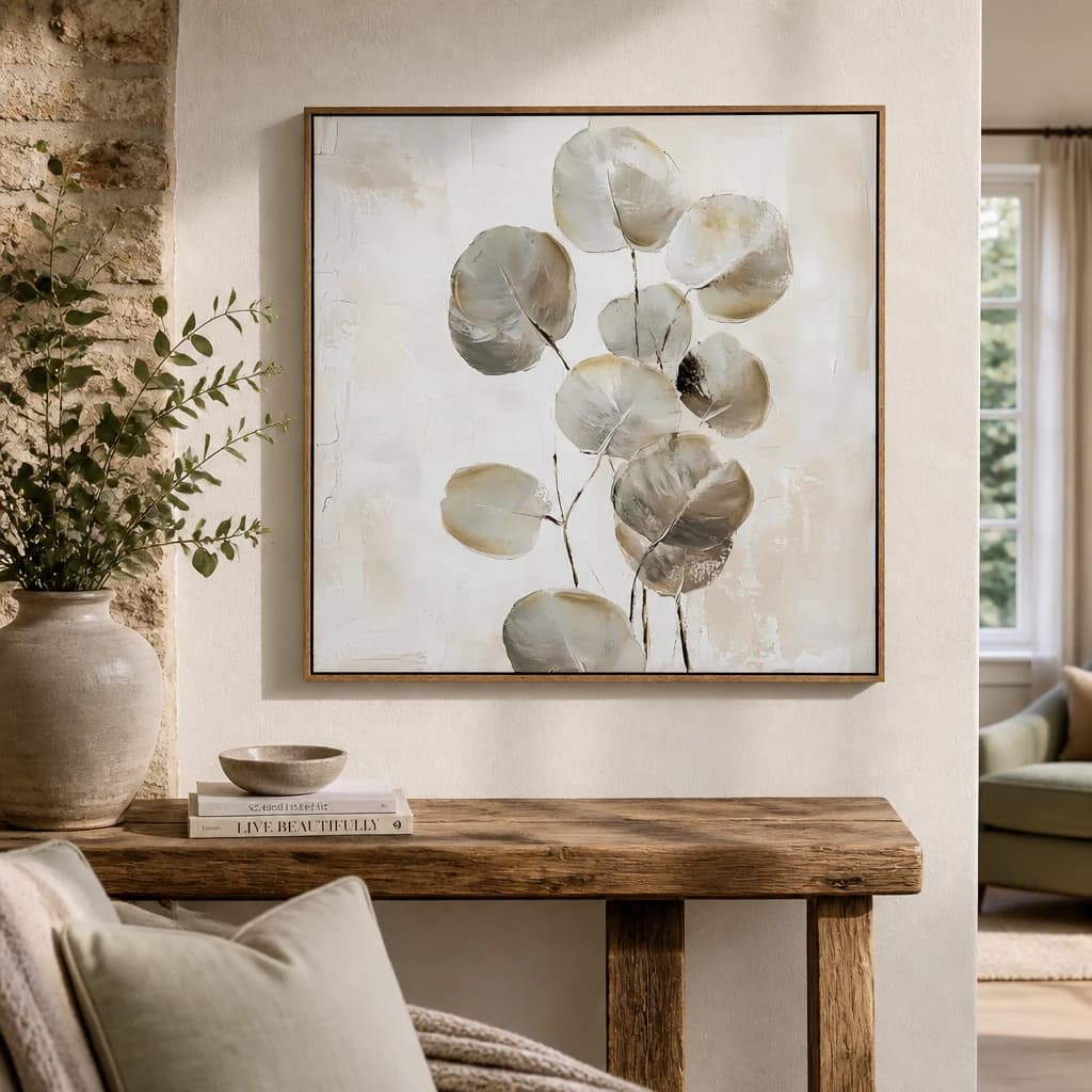 Silvra Hand Painted Canvas In Frame - Wall art & frames, photo 1 of 6
