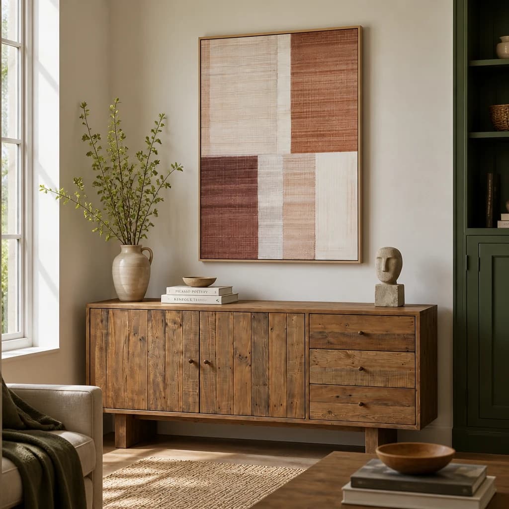 Umbora Hand Painted Canvas In Frame - Wall art & frames, photo 1 of 5