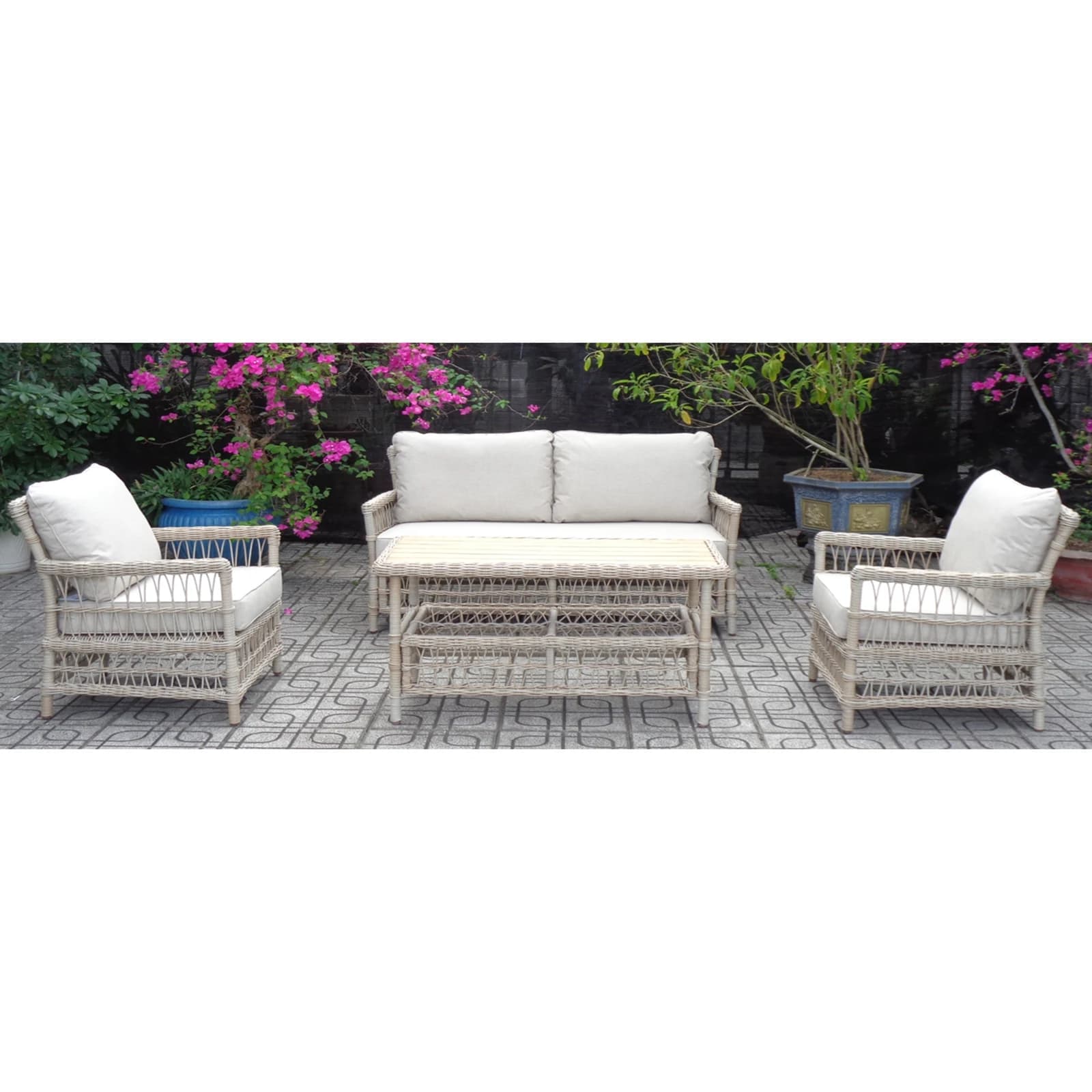 Provence Collection Outdoor 4 Seater Lounge Set - Outdoor, photo 2 of 6