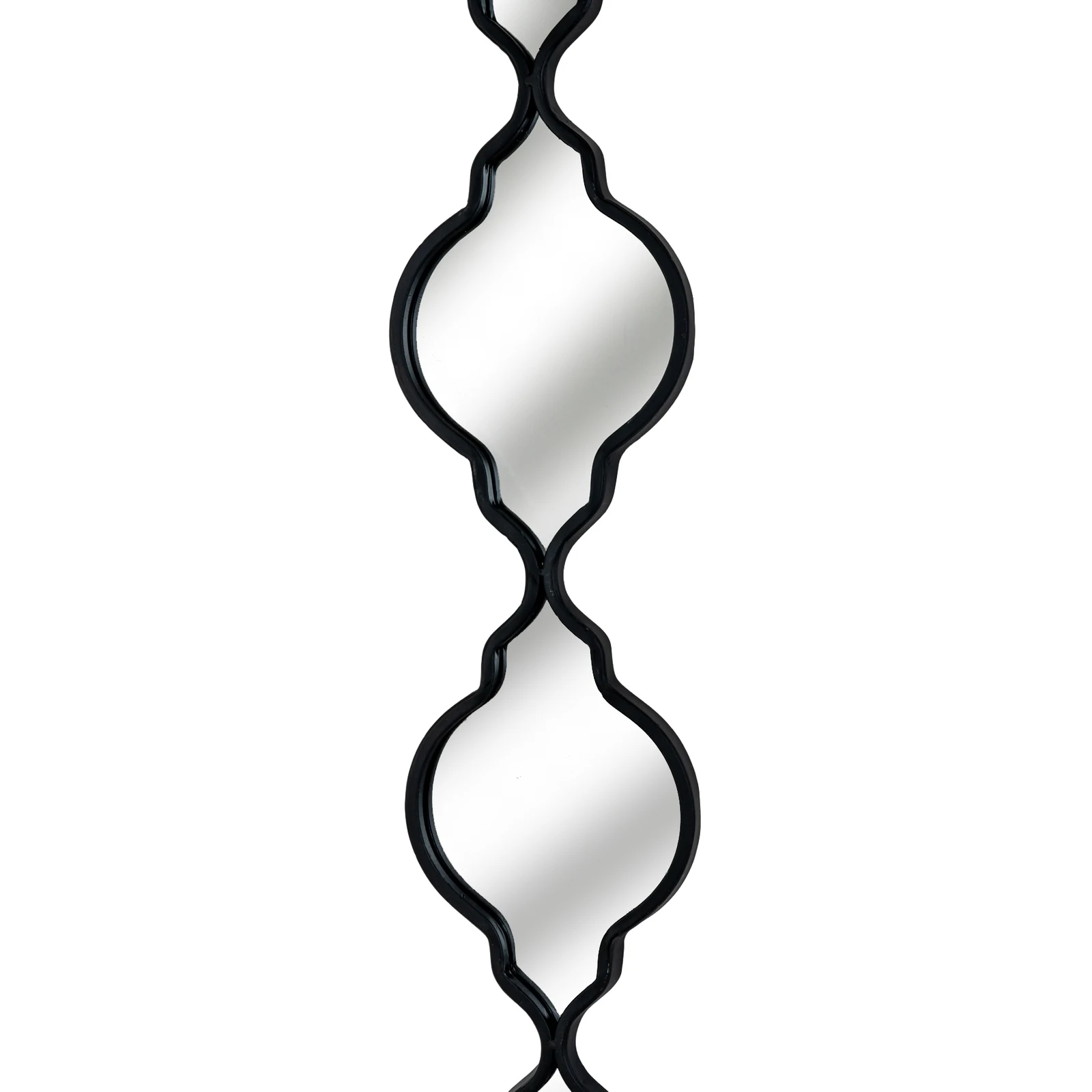 Black Quarterfoil Decorative Hanging Mirror - Mirrors, photo 2 of 4