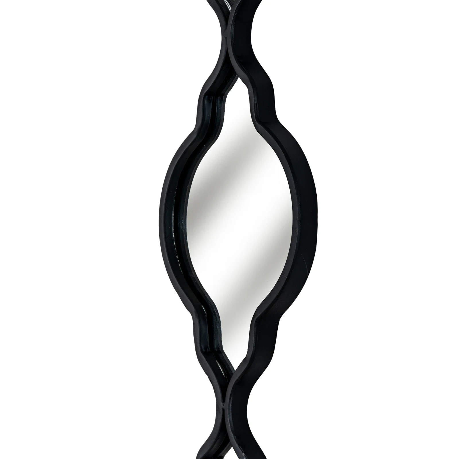 Black Quarterfoil Decorative Hanging Mirror - Mirrors, photo 3 of 4