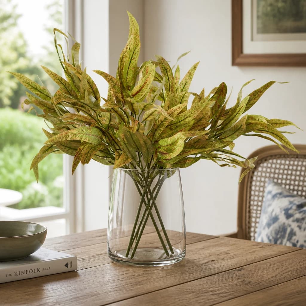 Variegated Long Leaf Eucalyptus Spray — Pack of 5 - Artificial plants & flowers, photo 1 of 4