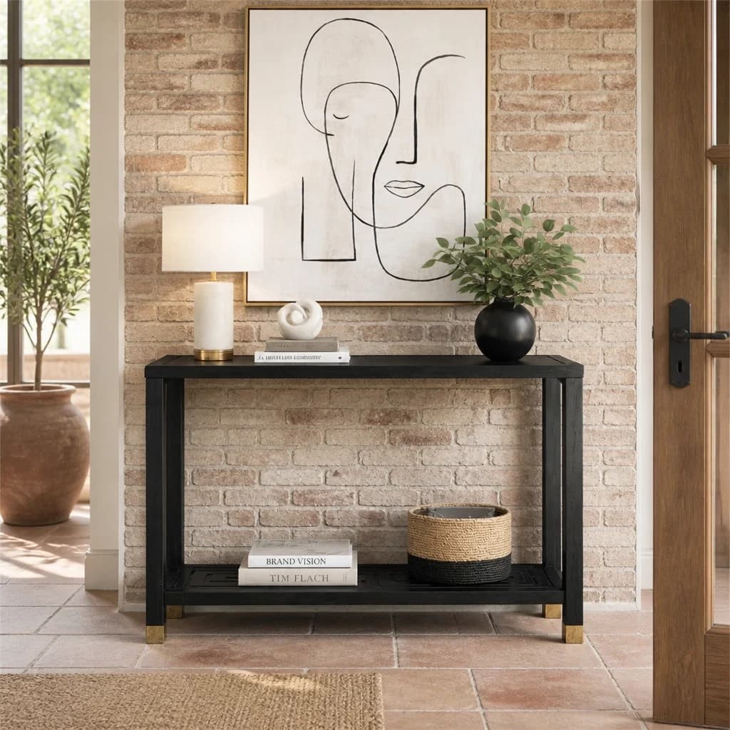 Lennox Black Console Table - Console tables, photo 1 of 5
