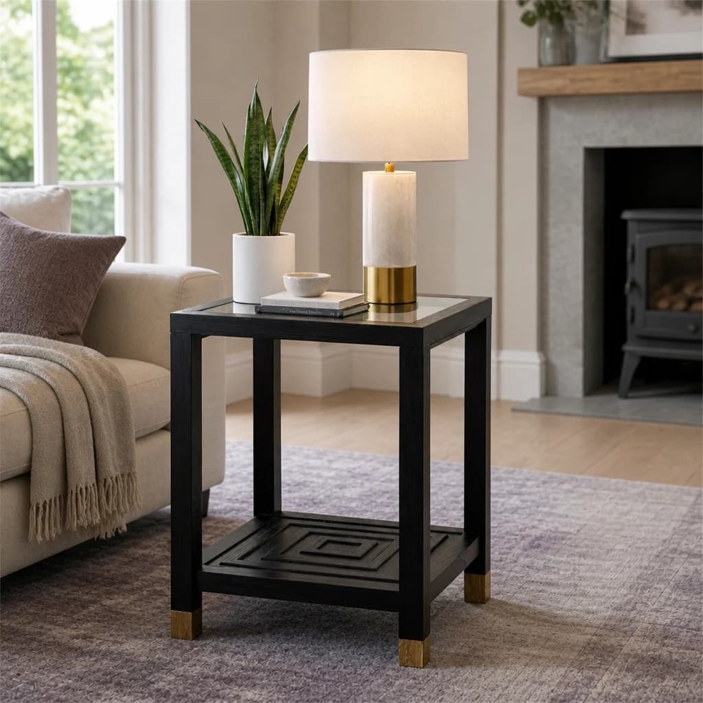 Lennox Black Side Table
