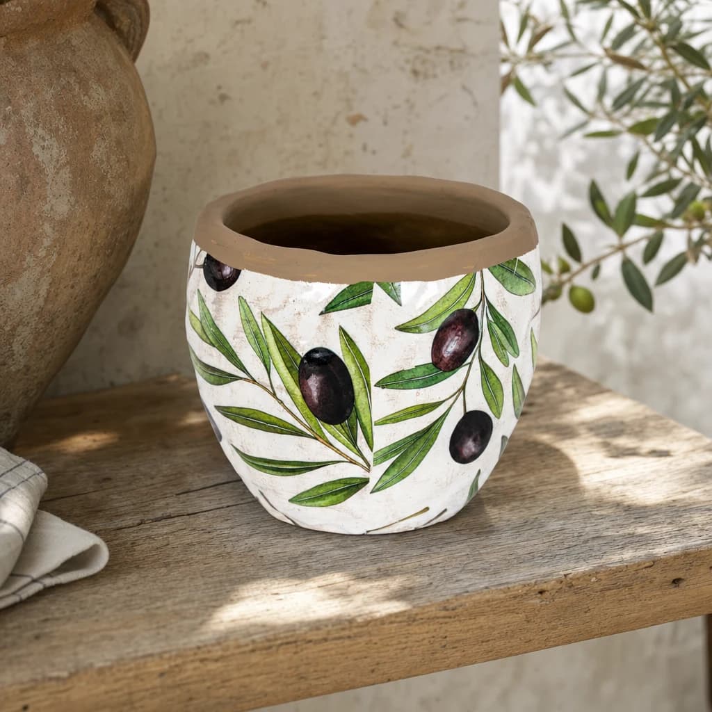 Verdal Olive Small Planter