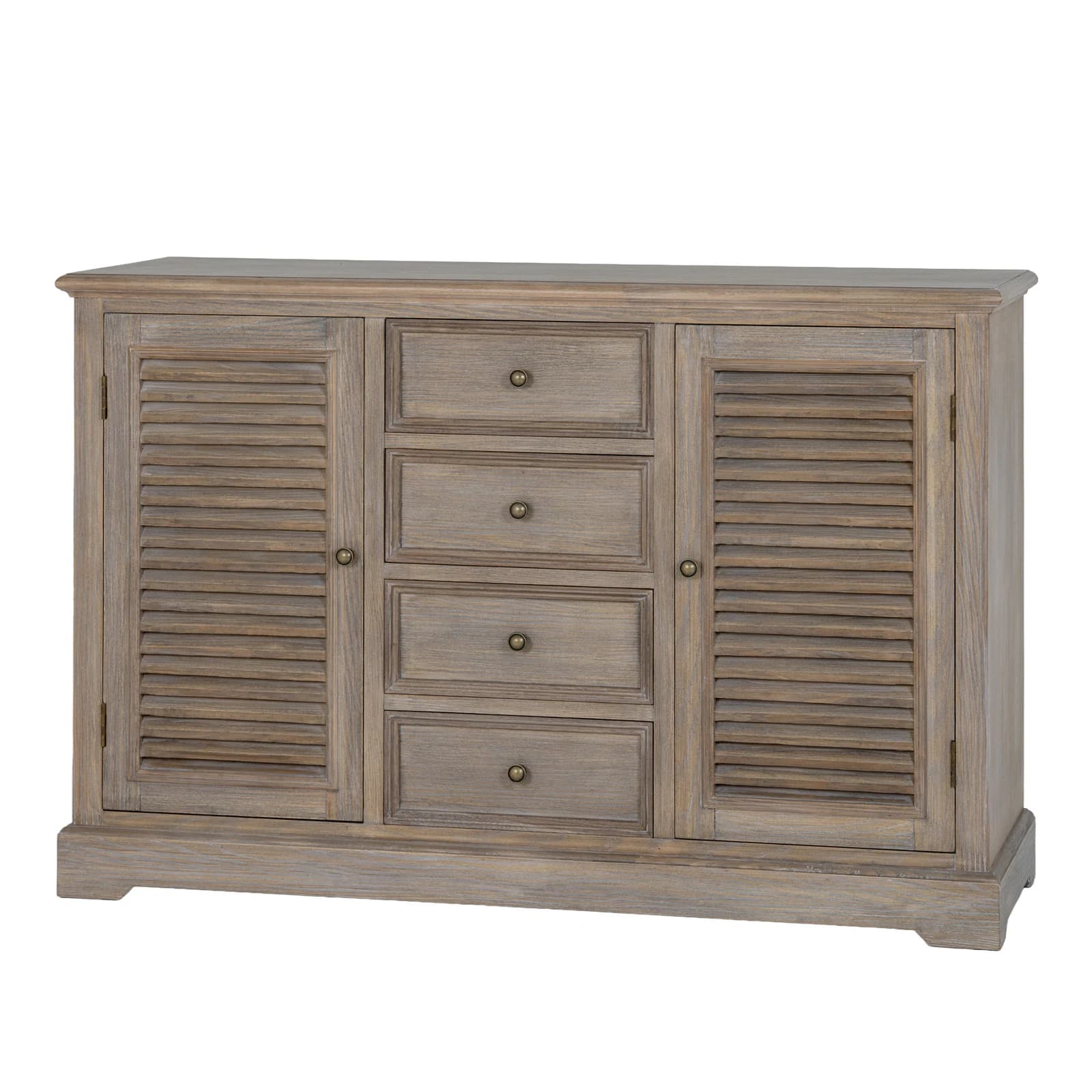 Delphine Collection 2 Door 4 Drawer Large Dresser Base - Chests of drawers, photo 4 of 6