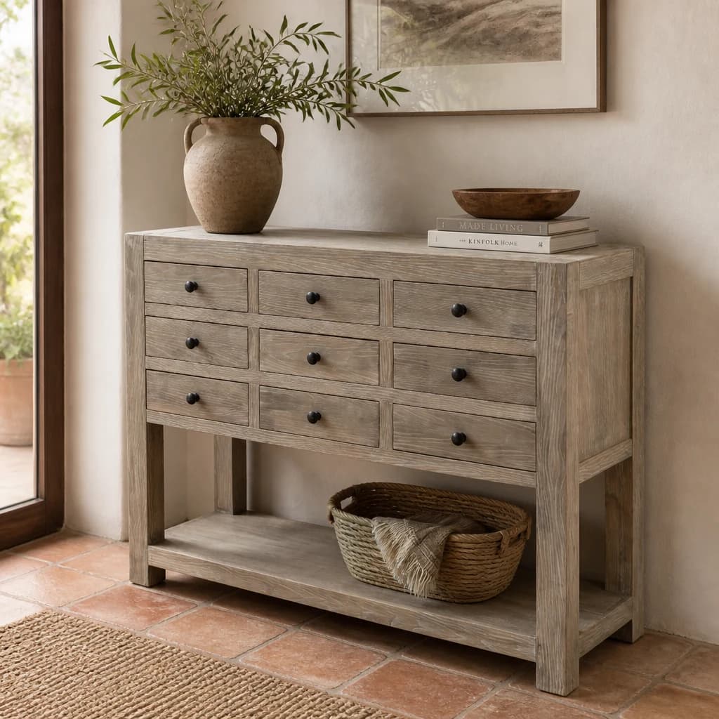 Haldon Collection 9 Drawer Chest With Shelf - Chests of drawers, photo 1 of 2