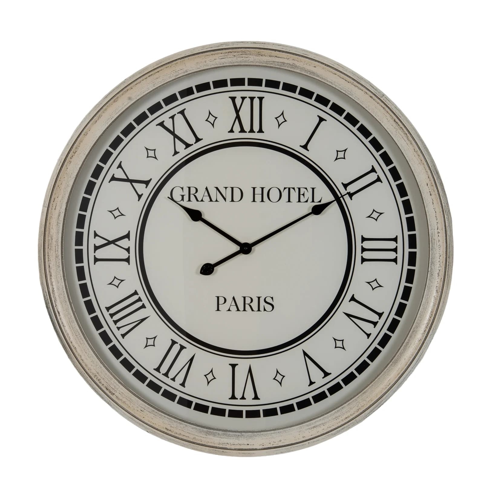Hotel Paris Large Grey Clock With Glass - Clocks, photo 2 of 5