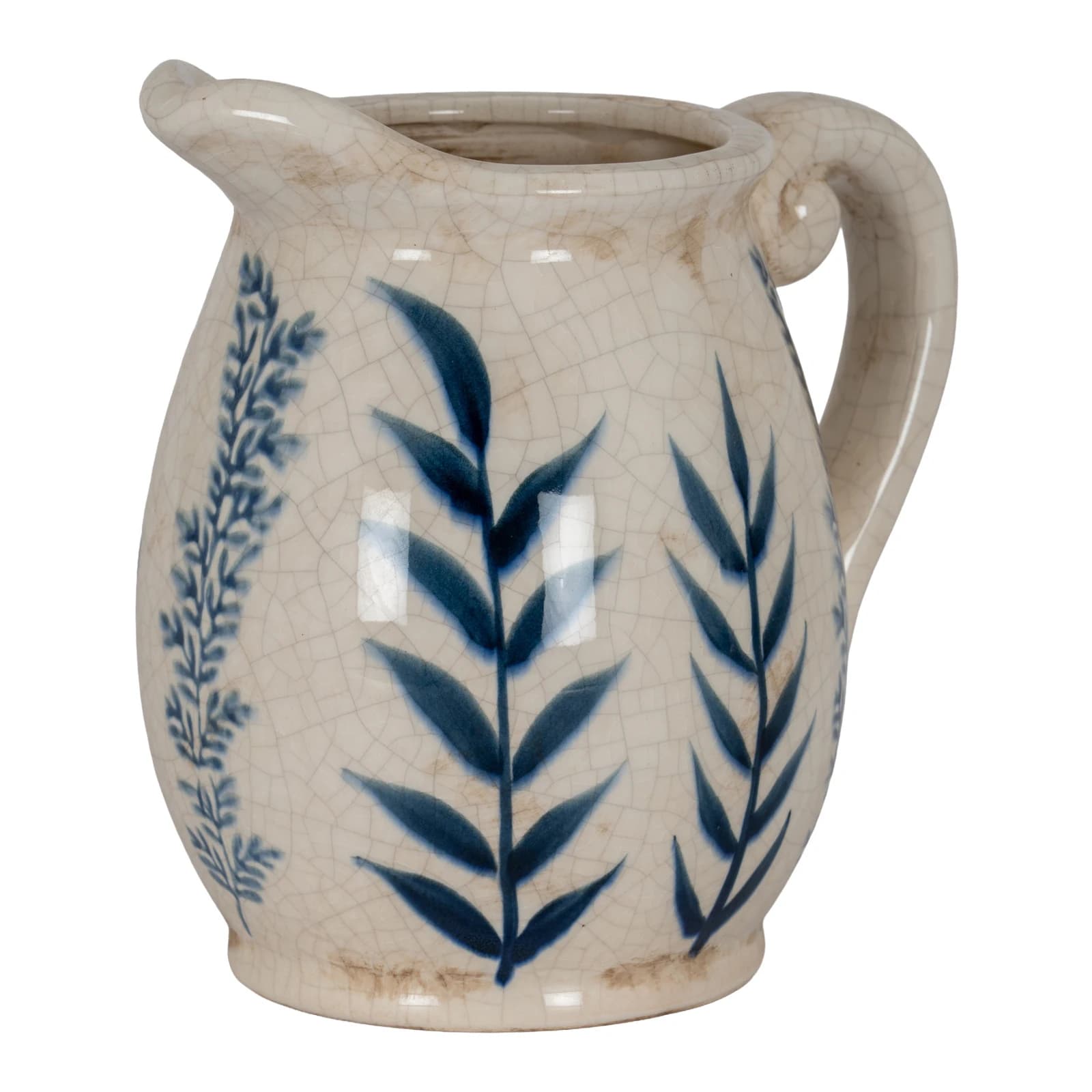 Small Blue Flora Olpe Jug Vase - Vases, photo 2 of 5