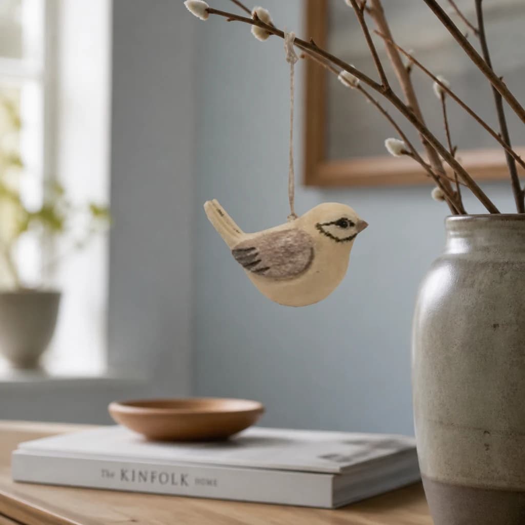 Wooden Winter Bird Decoration - Decorative, photo 1 of 2
