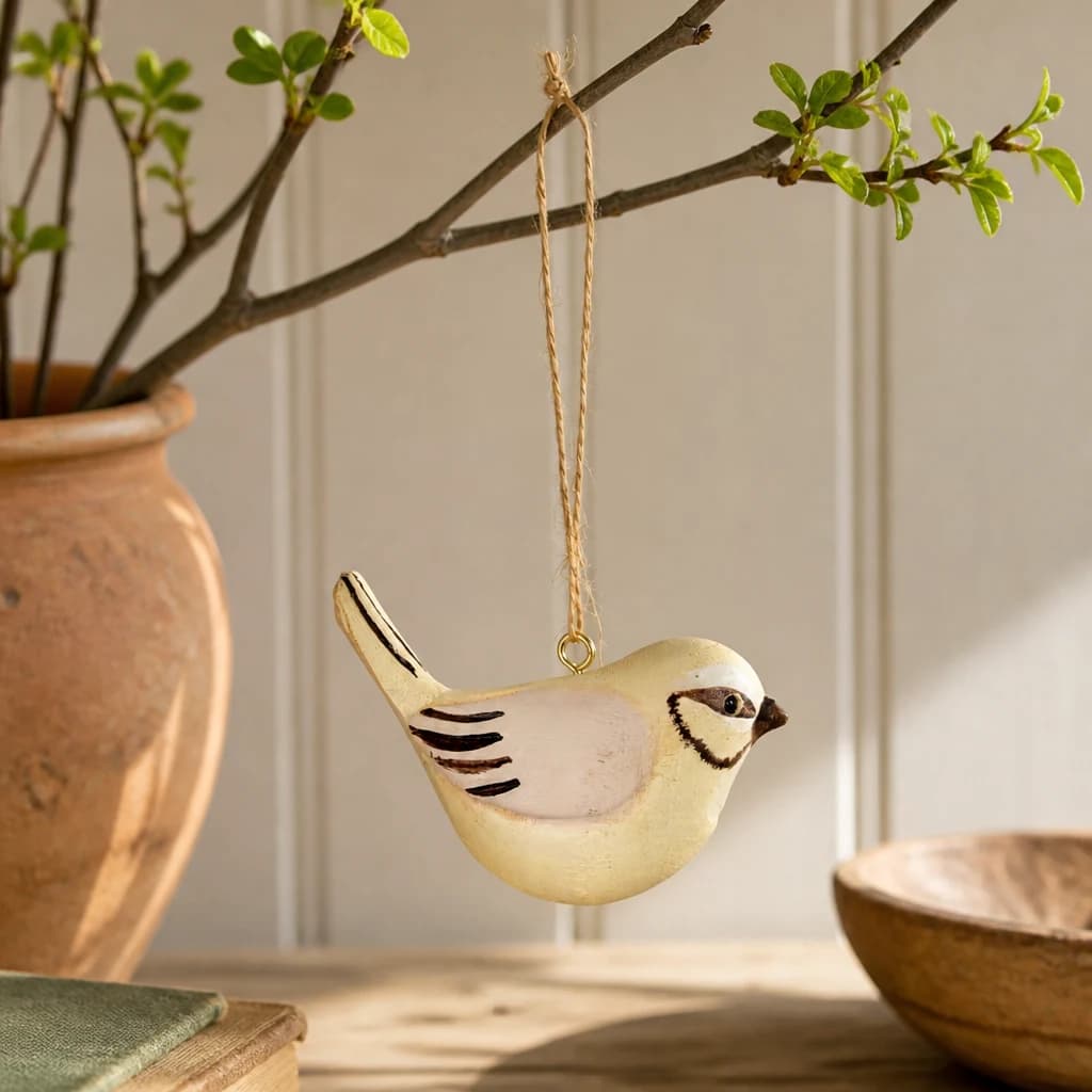 Wooden Misty Bird Decoration - Decorative, photo 1 of 3