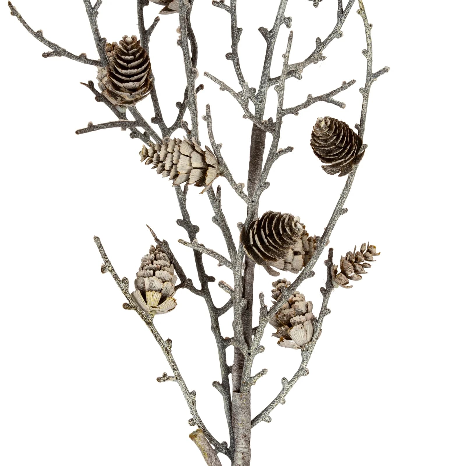 Snowy Winter Woodland Branch With Pinecones — Pack of 5 - Artificial plants & flowers, photo 3 of 3