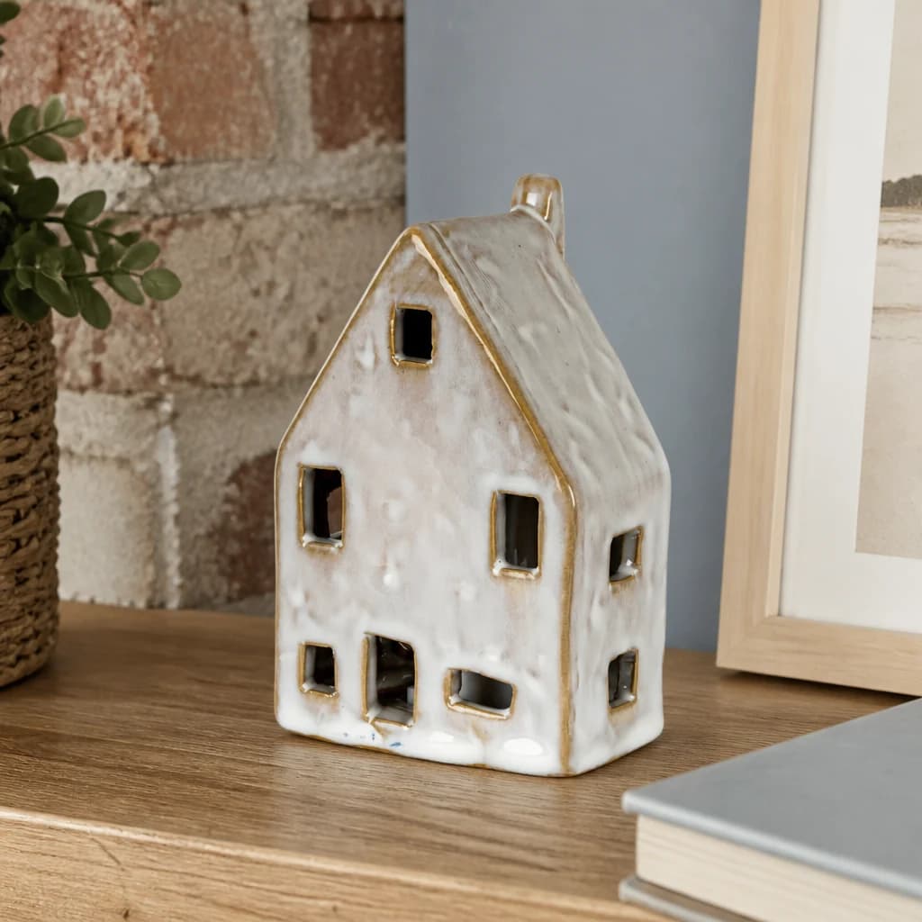 Nook Ceramic House With LED Light - Decorative, photo 1 of 5