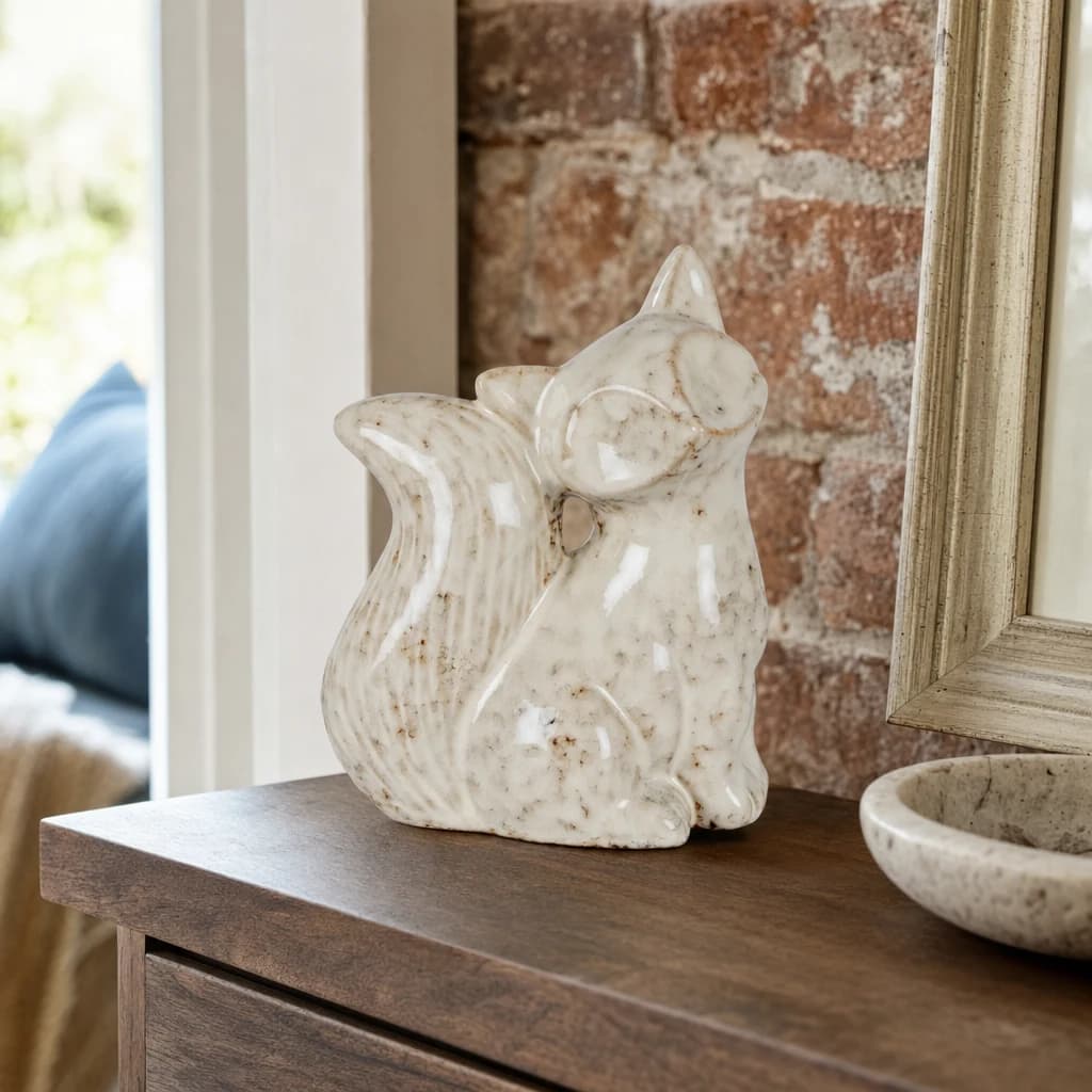 Alora Ceramic Fox Looking Right - Vases, photo 1 of 4