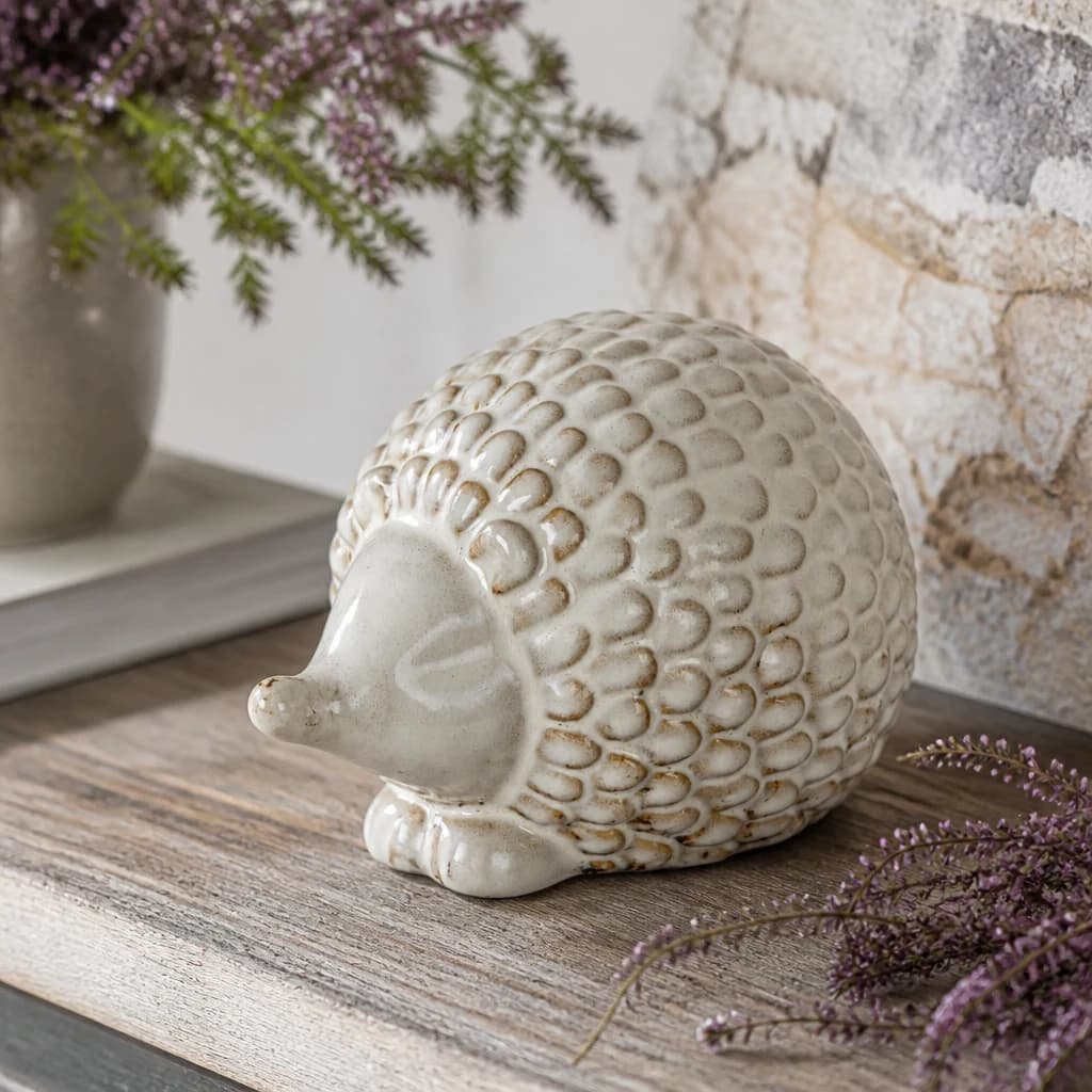 Alora Ceramic Round Medium Hedgehog - Decorative, photo 1 of 4