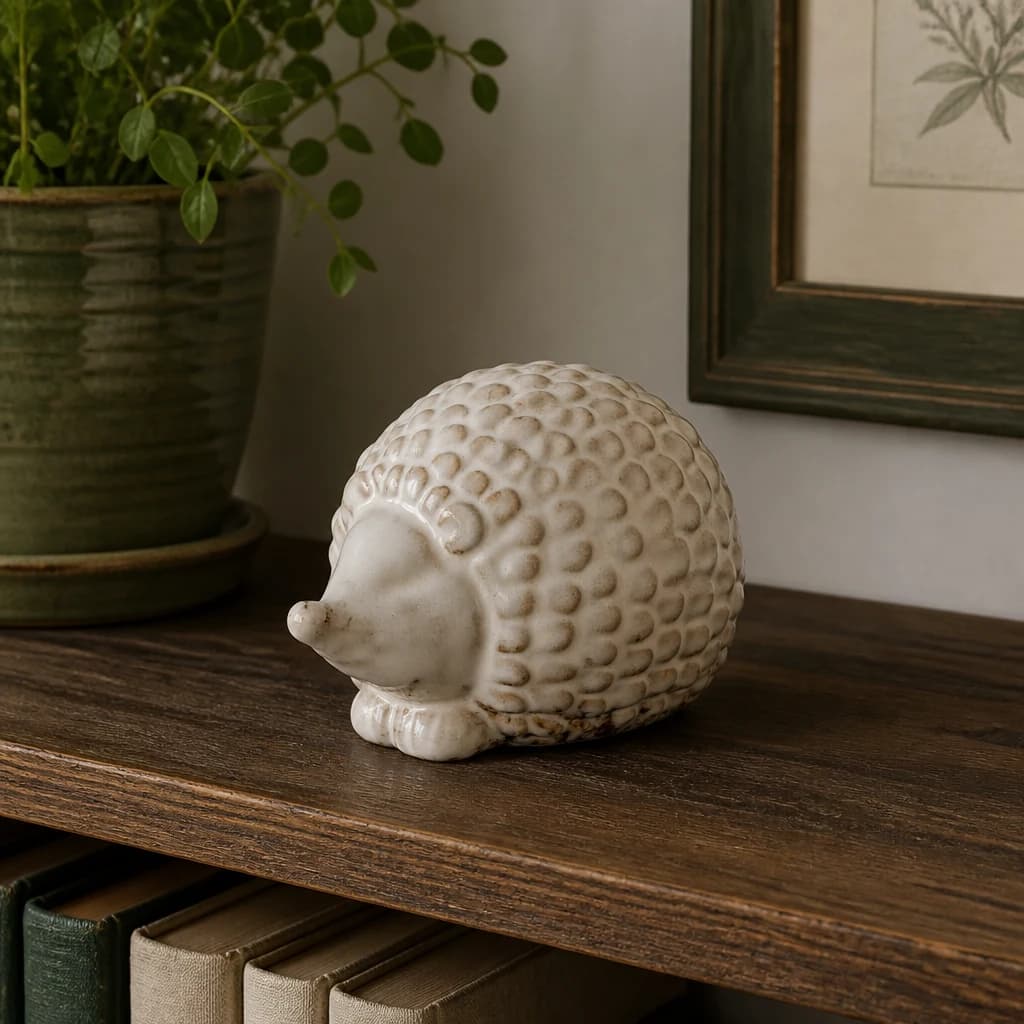 Alora Ceramic Round Small Hedgehog