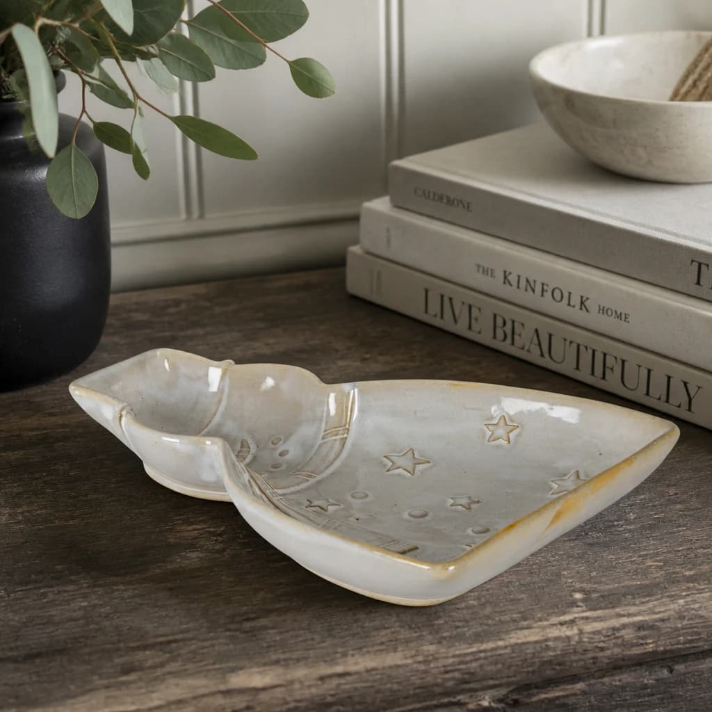 Alora Ceramic Snowman Dish - Decorative, photo 1 of 2