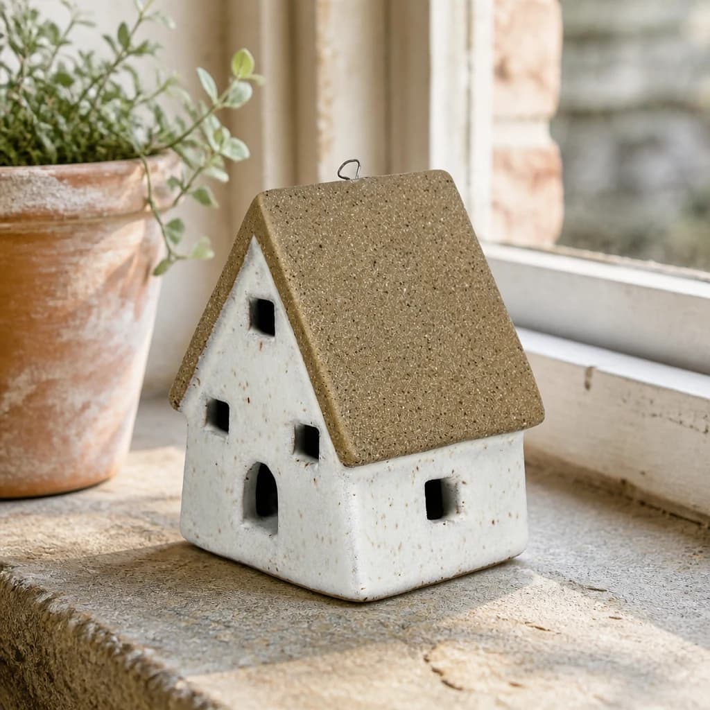Alora Ceramic Large Town Cottage With LED Lights - Sideboards, photo 1 of 4
