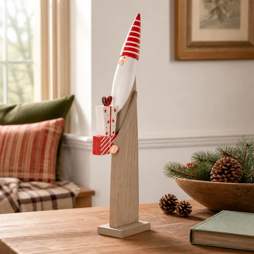 Wooden Festive Elf with Presents - Bookcases & shelving, photo 1 of 4
