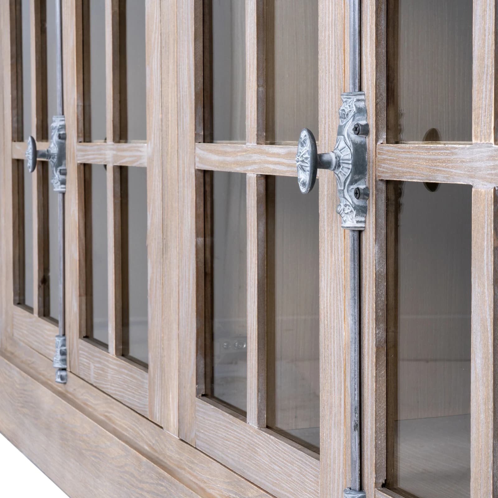 Haldon Collection 4 Door Glazed Sideboard - Sideboards, photo 5 of 6
