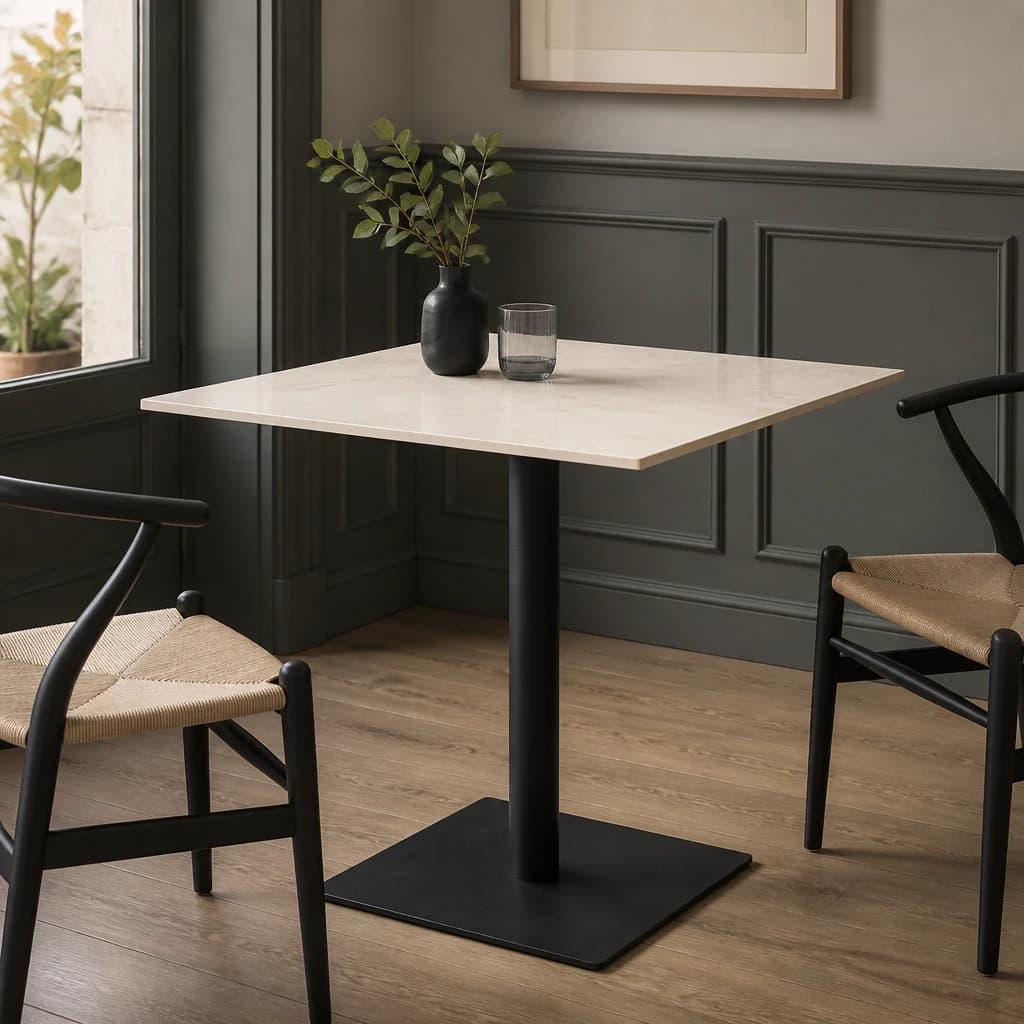 Romanby Stone Large Square Dining Table