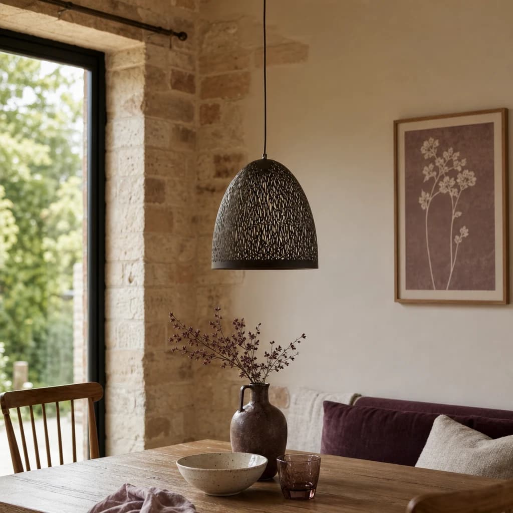 Lenno Small Black Pendant Light