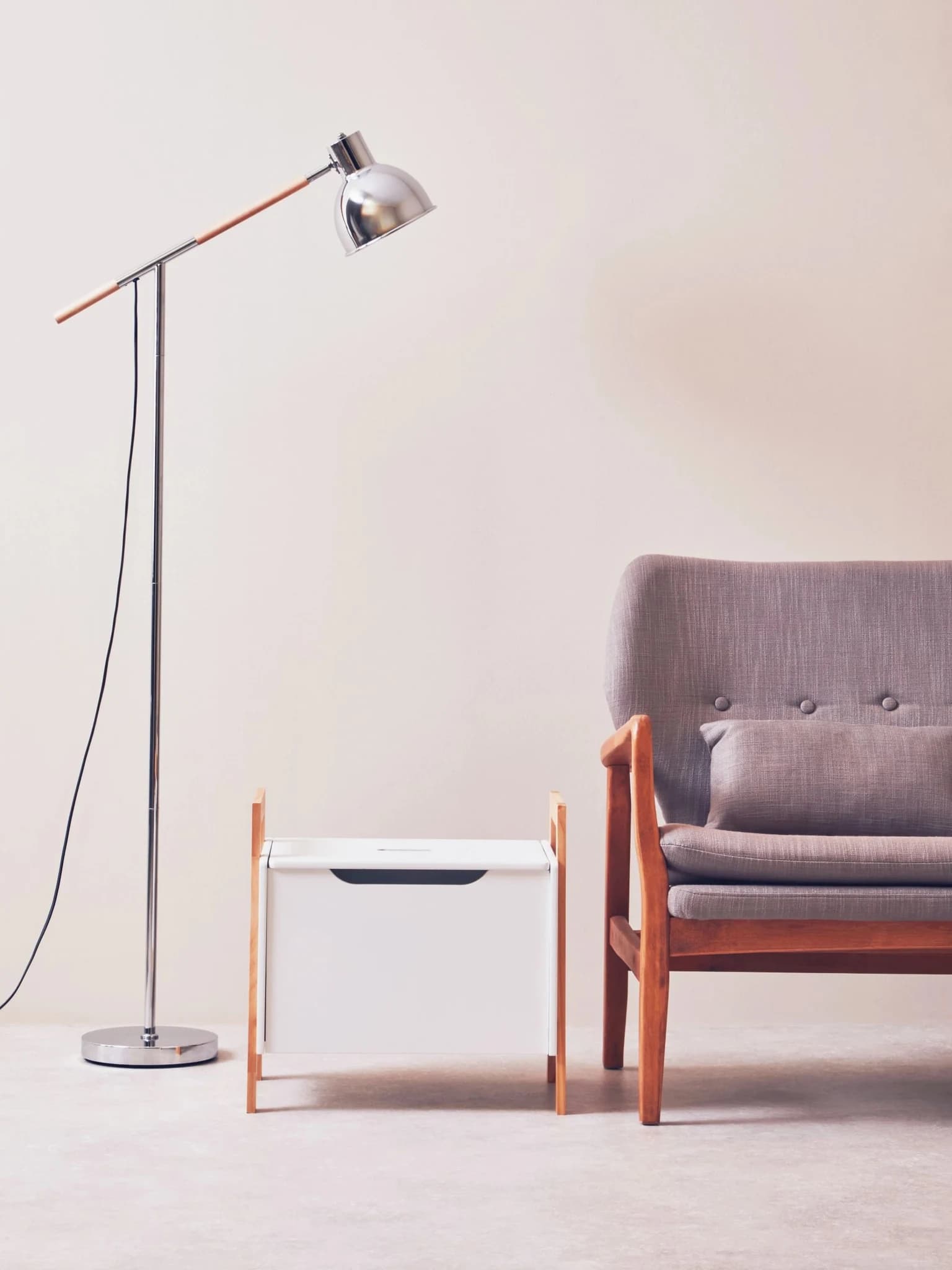 Stockholm Chrome Adjustable Floor Lamp - Floor lamps, photo 2 of 8