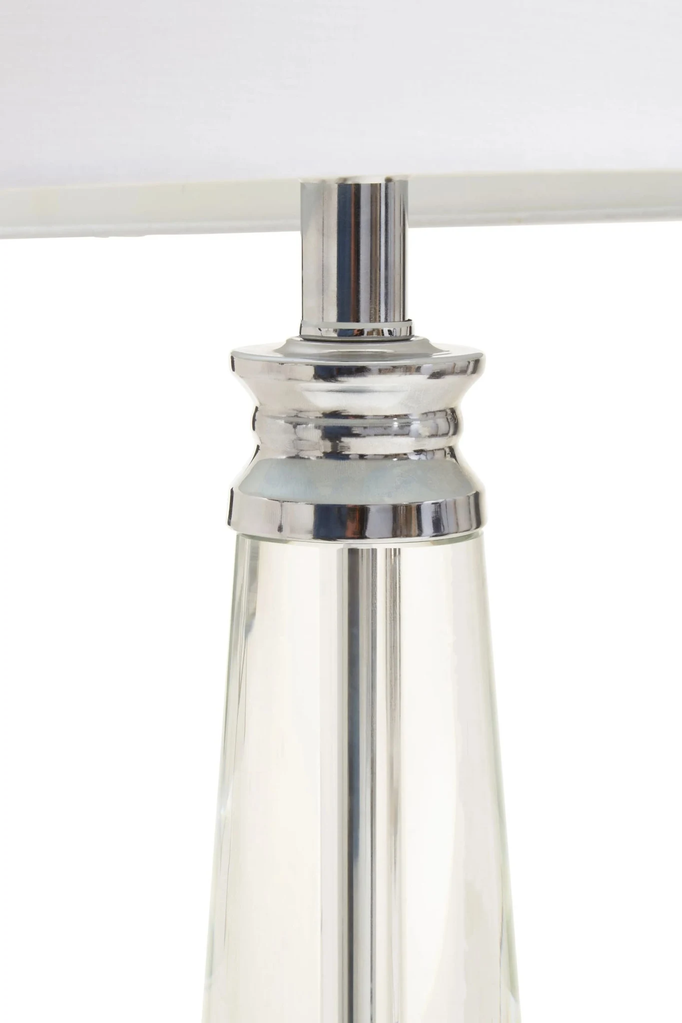 Helvetia Clear Crystal Table Lamp With Chrome Base - Table lamps, photo 6 of 6