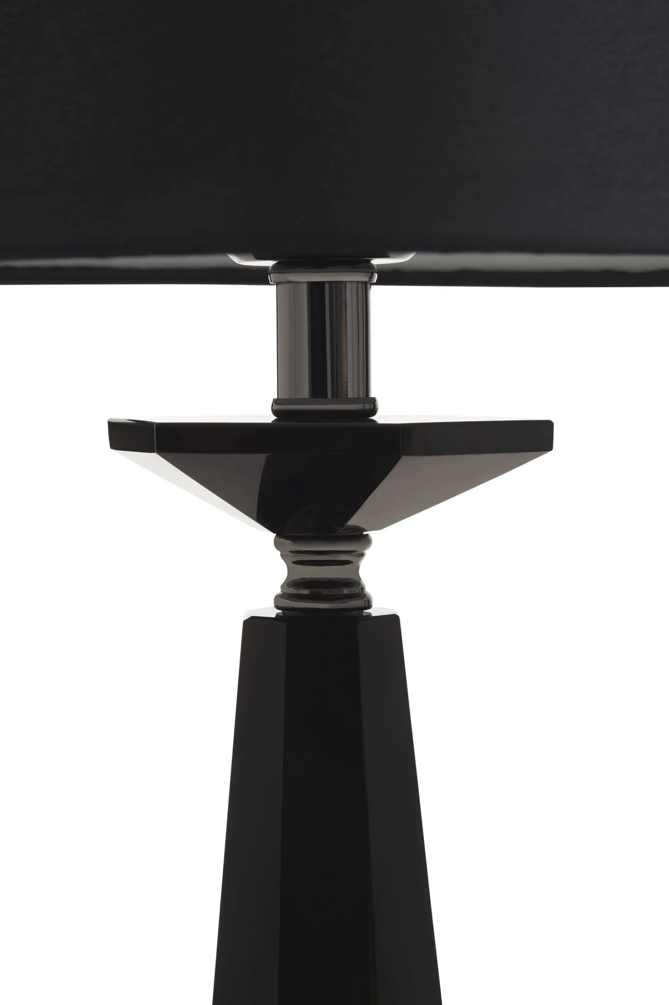 Hexum Black Crystal Glass Table Lamp - Table lamps, photo 3 of 6