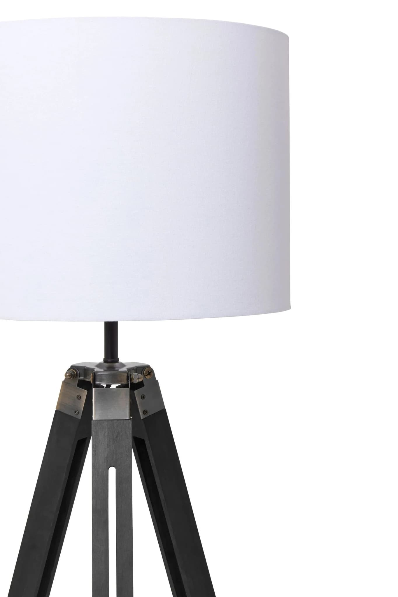 Malvern Tripod Floor Lamp With Black Base - Floor lamps, photo 7 of 8