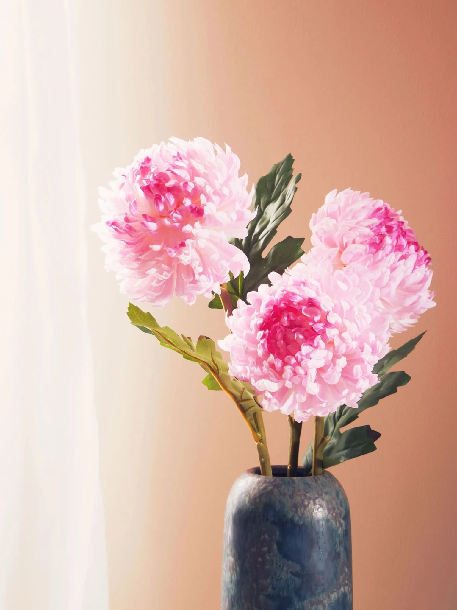 Fiori Pink Chrysanthemum Flower Stem - Decorative, photo 3 of 8