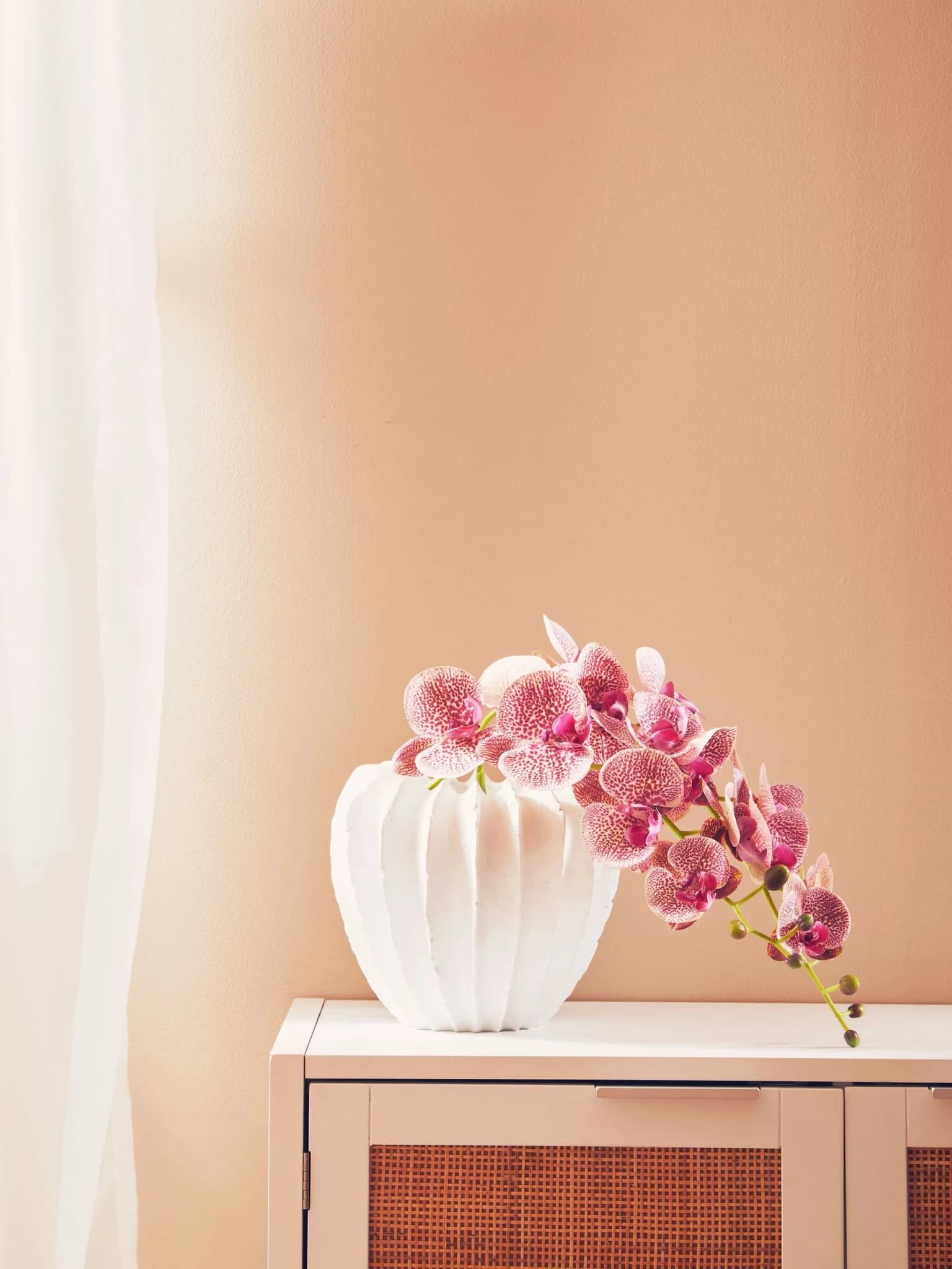 Fiori Tall Pink Orchid Spray Flower Stem - Decorative, photo 4 of 8