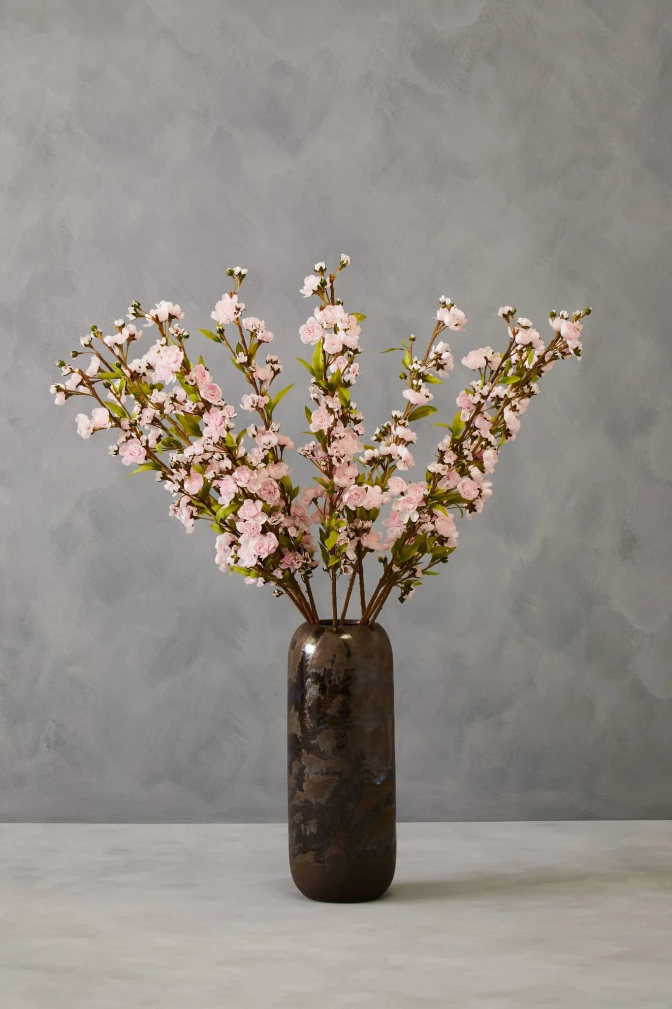 Fiori Tall Pink Cherry Blossom Spray Flower Stem - Decorative, photo 6 of 8