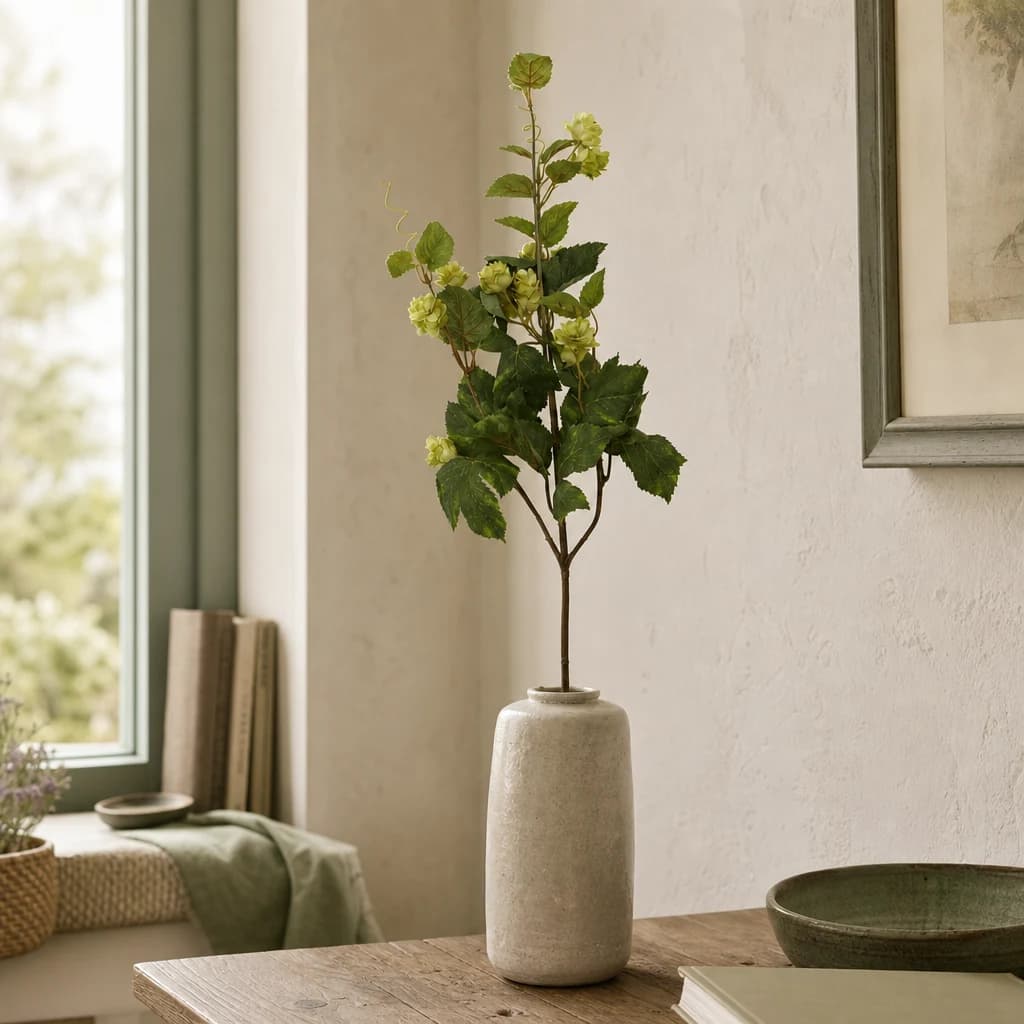 Fiori Green Hop Flower Spray Stem - Decorative, photo 1 of 8