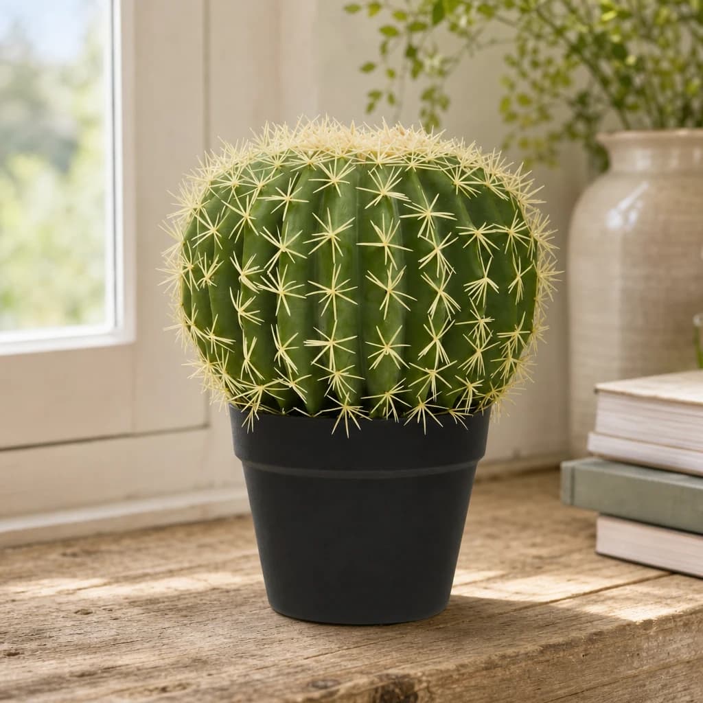 Fiori Round Cactus in Pot - Decorative, photo 1 of 8