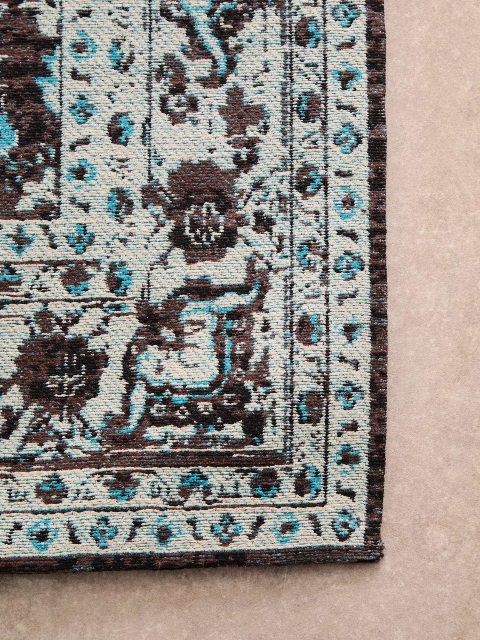 Bosie Morvi Large Teal Rug - Decorative, photo 4 of 8