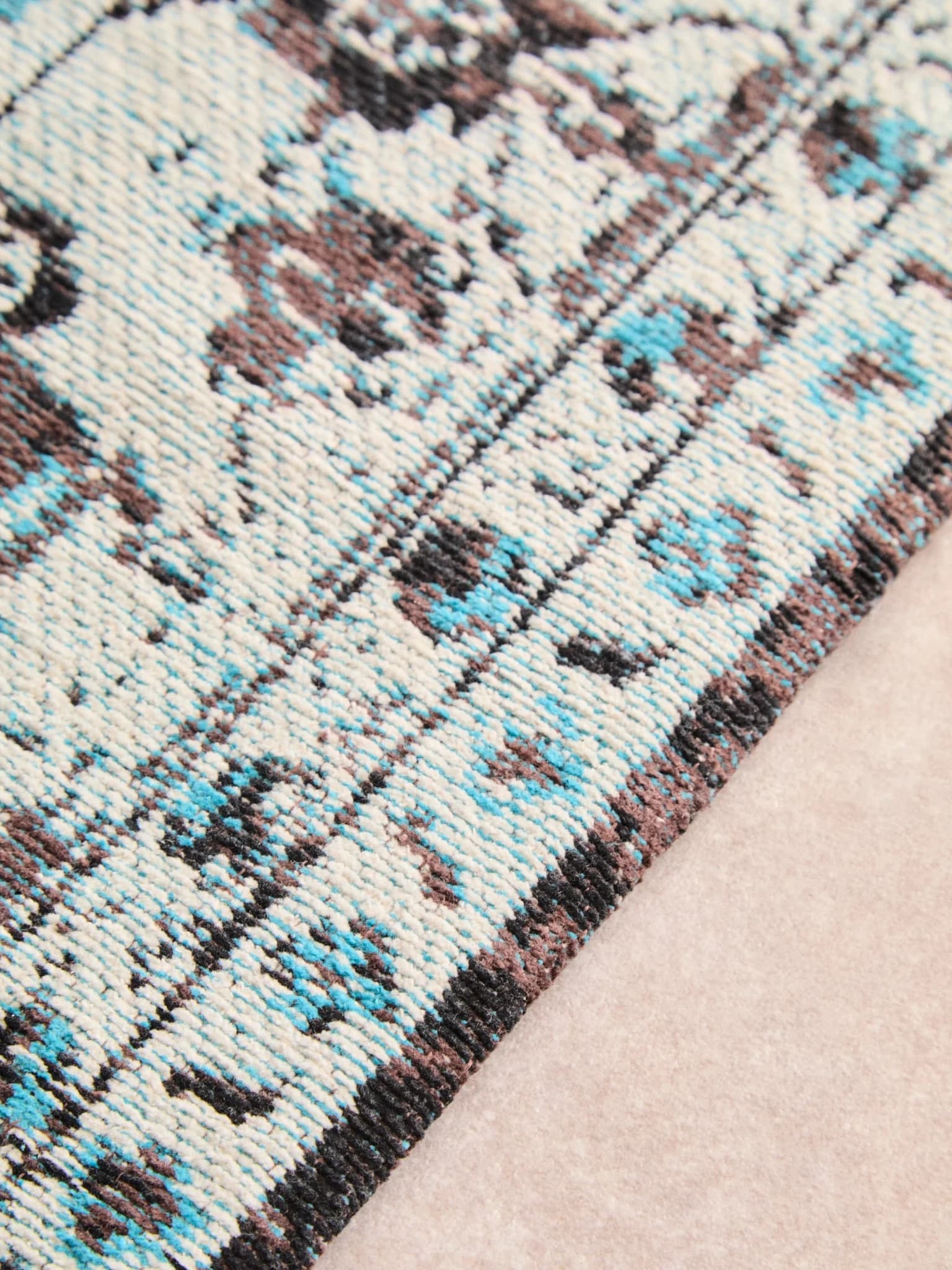 Bosie Morvi Large Teal Rug - Decorative, photo 3 of 8
