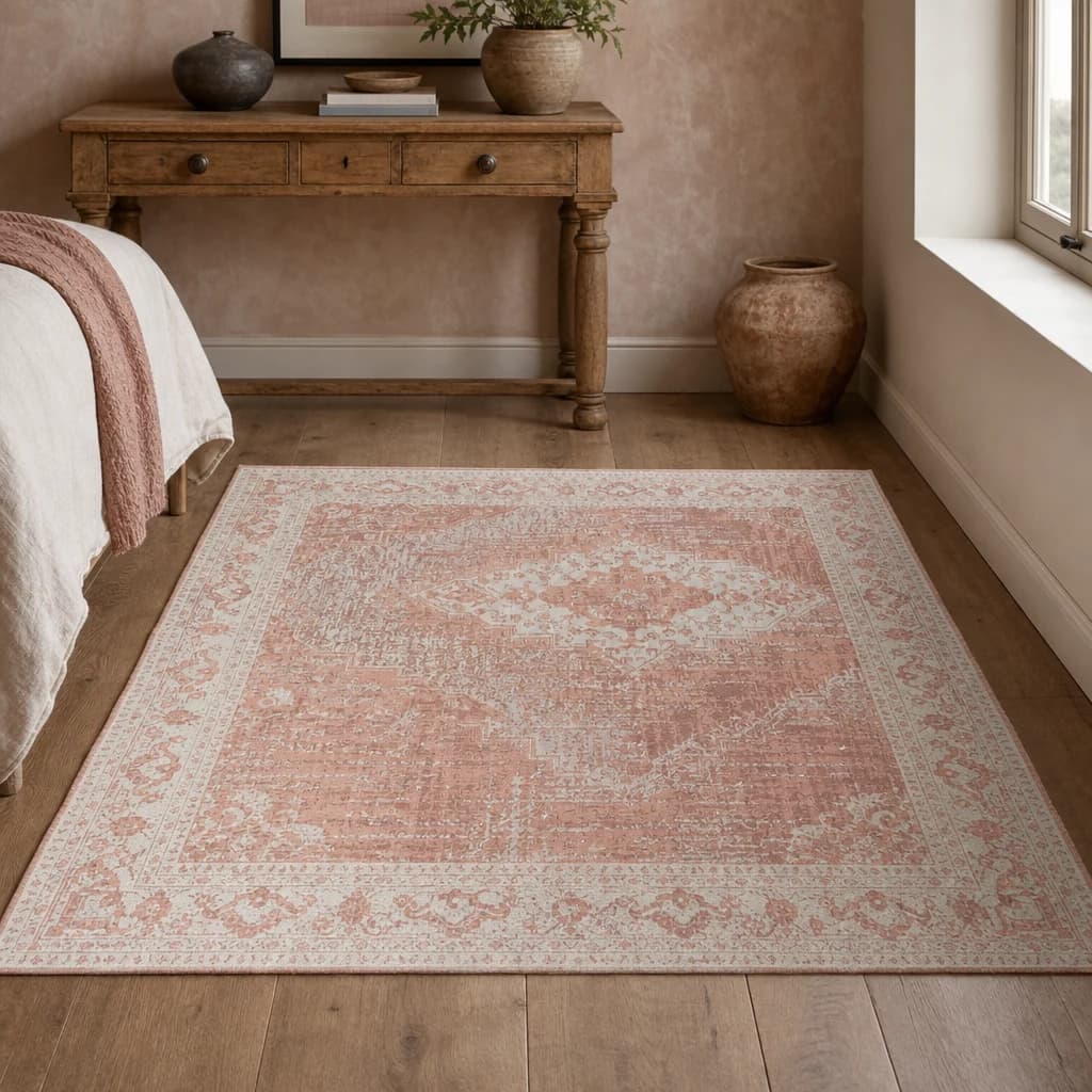 Bosie Morvi Small Pink Rug - Decorative, photo 1 of 6