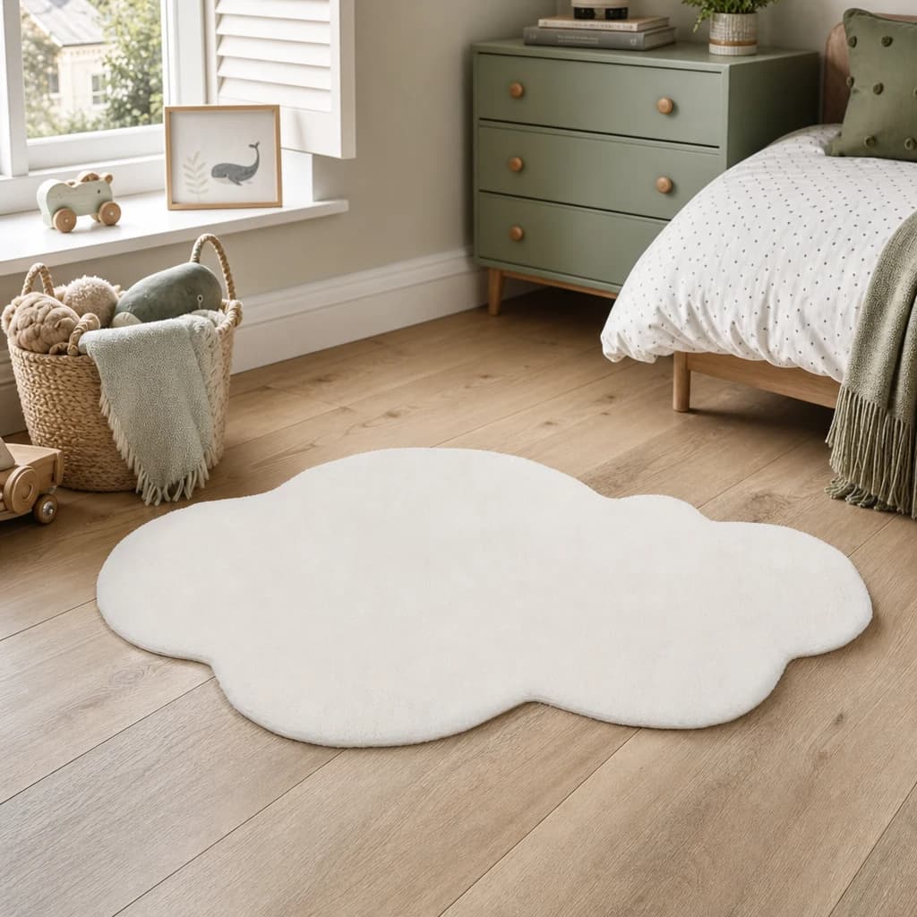 Kids White Rug - Decorative, photo 1 of 3
