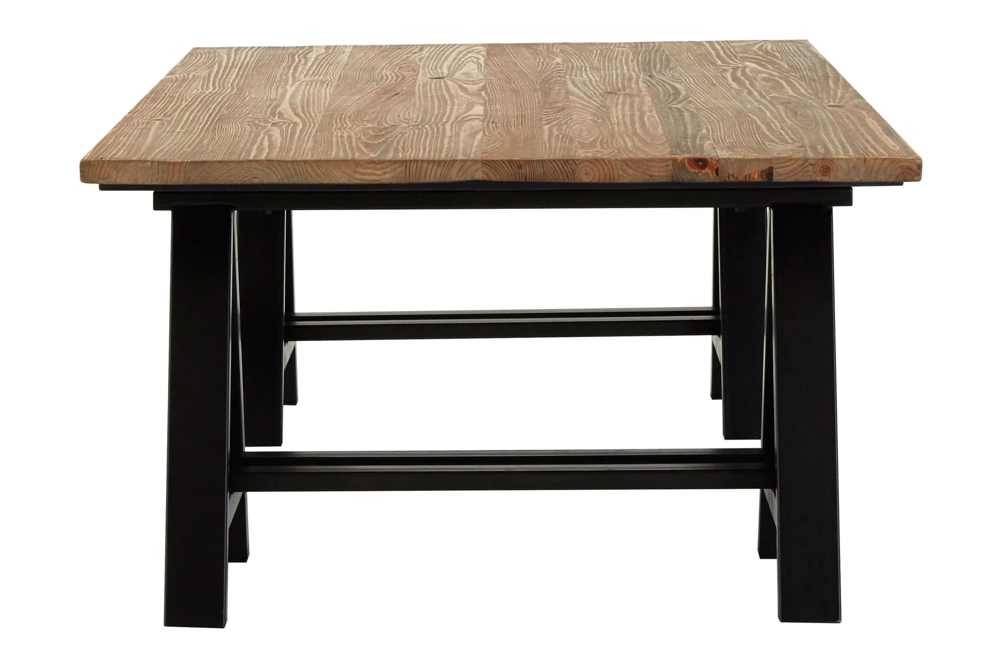 Hampstead Pine Wood And Iron Coffee Table - Tables, photo 2 of 5