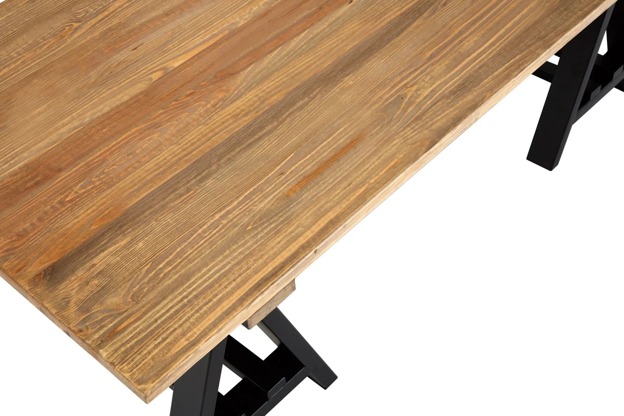 Hampstead Pine Wood And Iron Coffee Table - Tables, photo 4 of 5