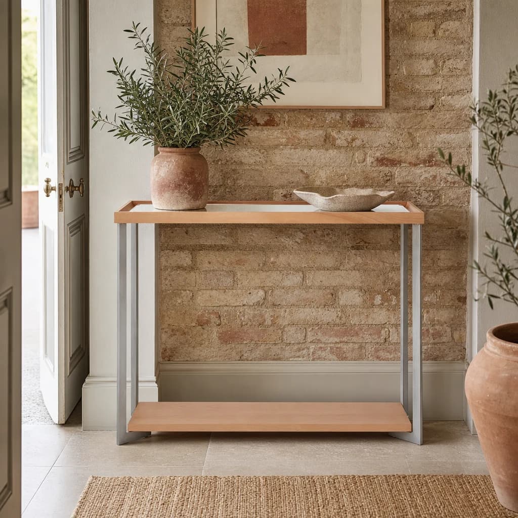 Kensington Townhouse Mirrored Top Console Table - Tables, photo 1 of 4