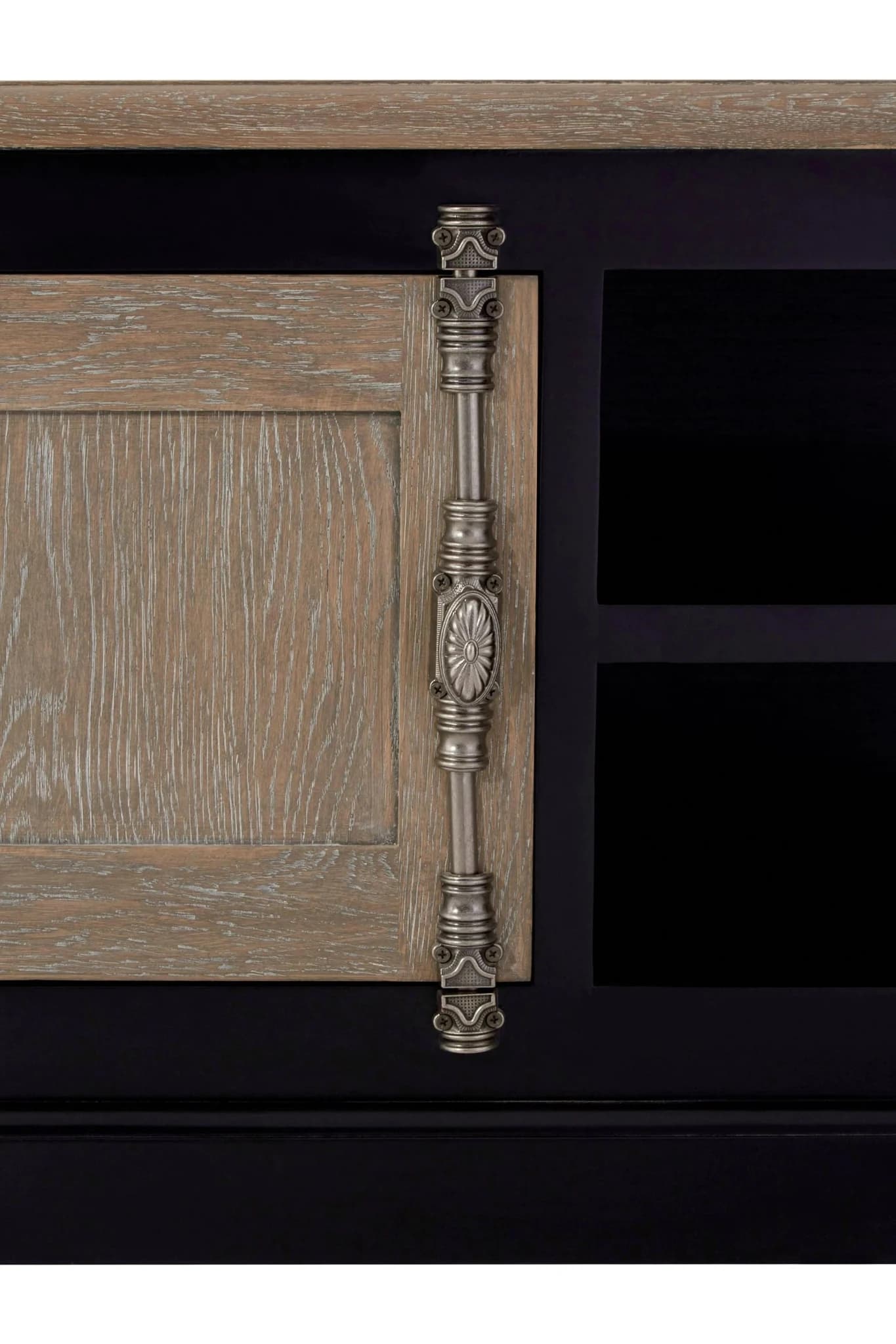 Kensington Townhouse Grey Wash and Antique Black Media Unit - Bookcases & shelving, photo 6 of 6