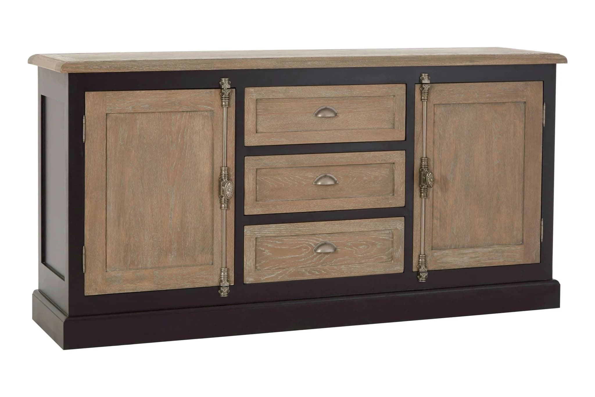 Kensington Townhouse Grey Wash and Antique Black Sideboard - Bookcases & shelving, photo 4 of 8