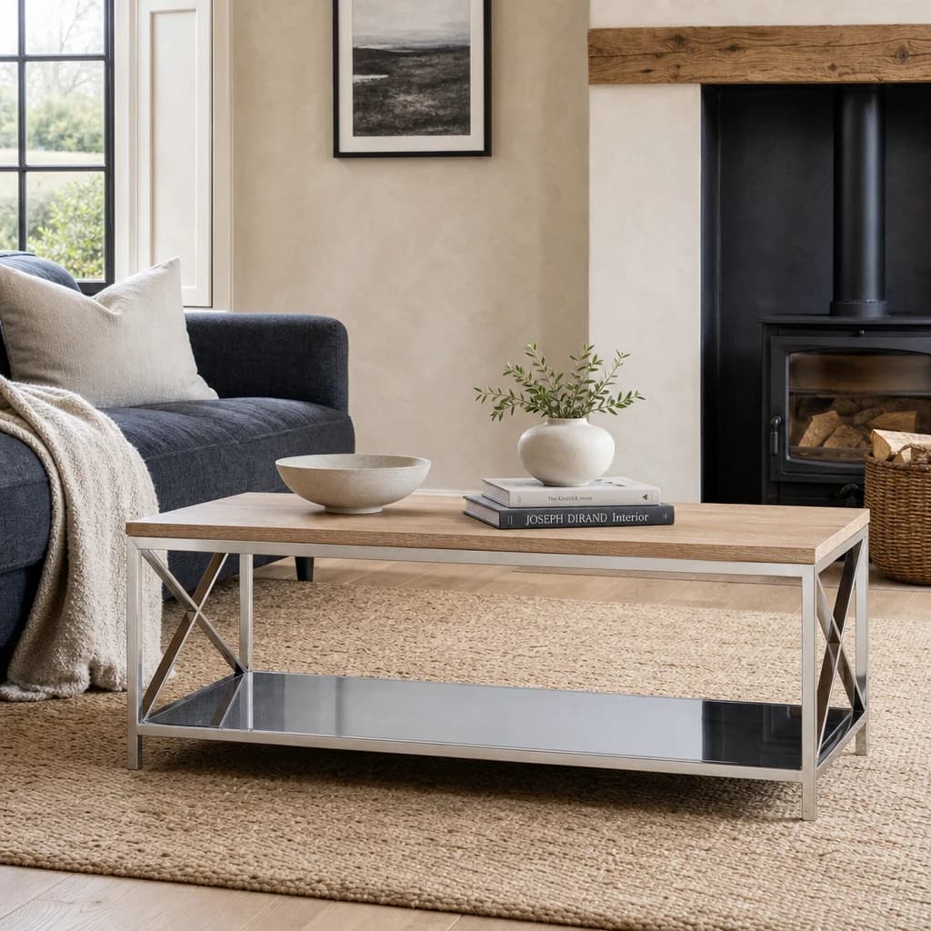 Chiswick Oak Wood Coffee Table - Tables, photo 1 of 5